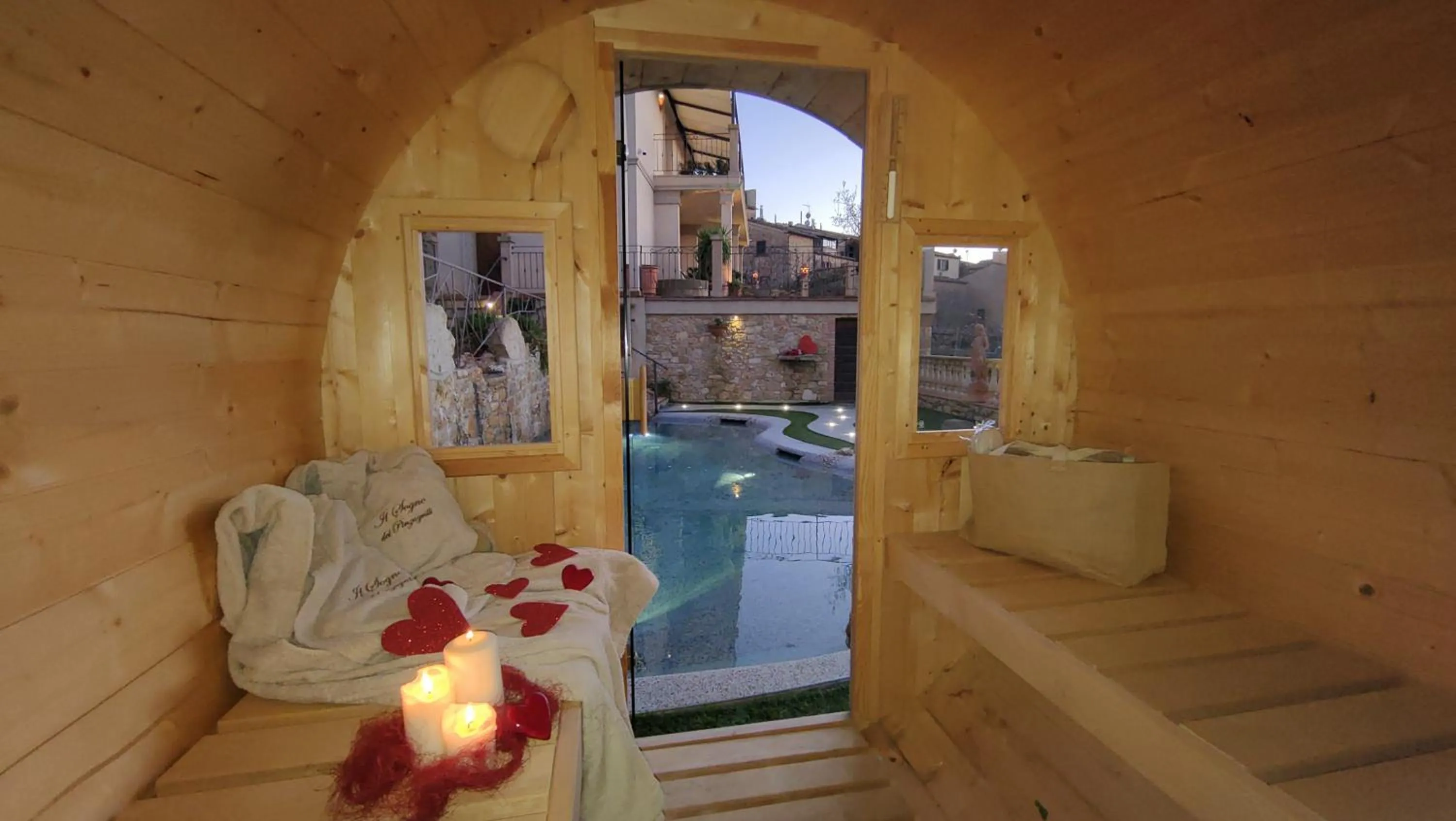 Sauna in B&B Il Sogno del Pinzagrilli