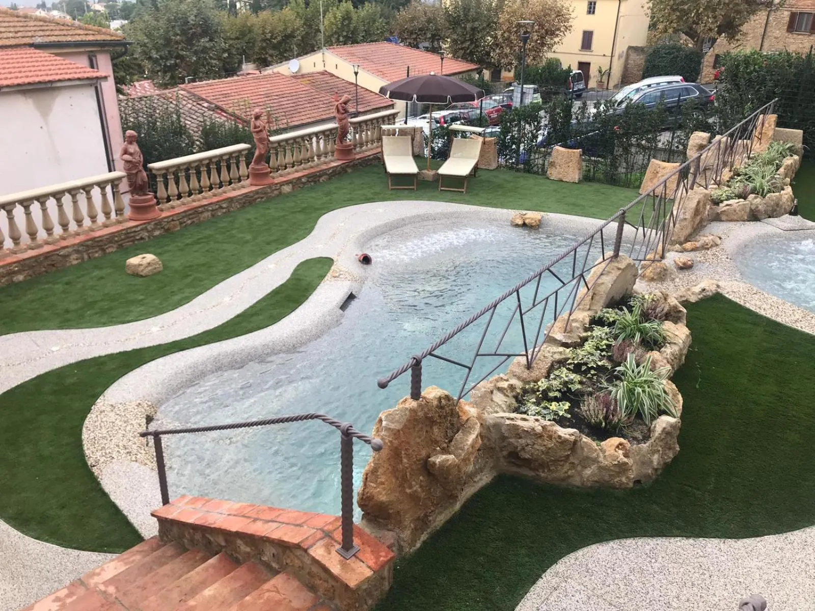 Pool view in B&B Il Sogno del Pinzagrilli