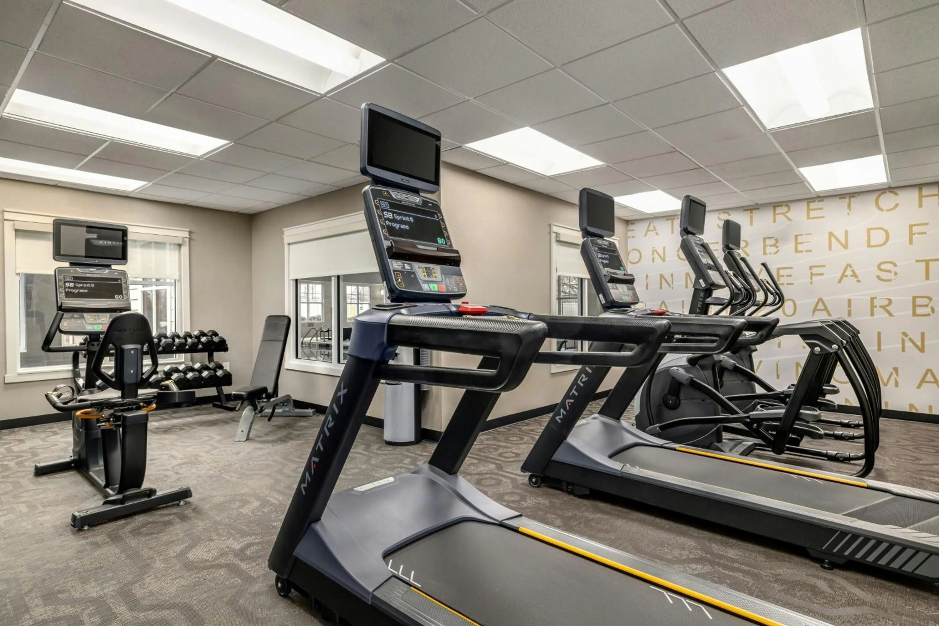 Fitness centre/facilities in Residence Inn by Marriott Albany Washington Avenue
