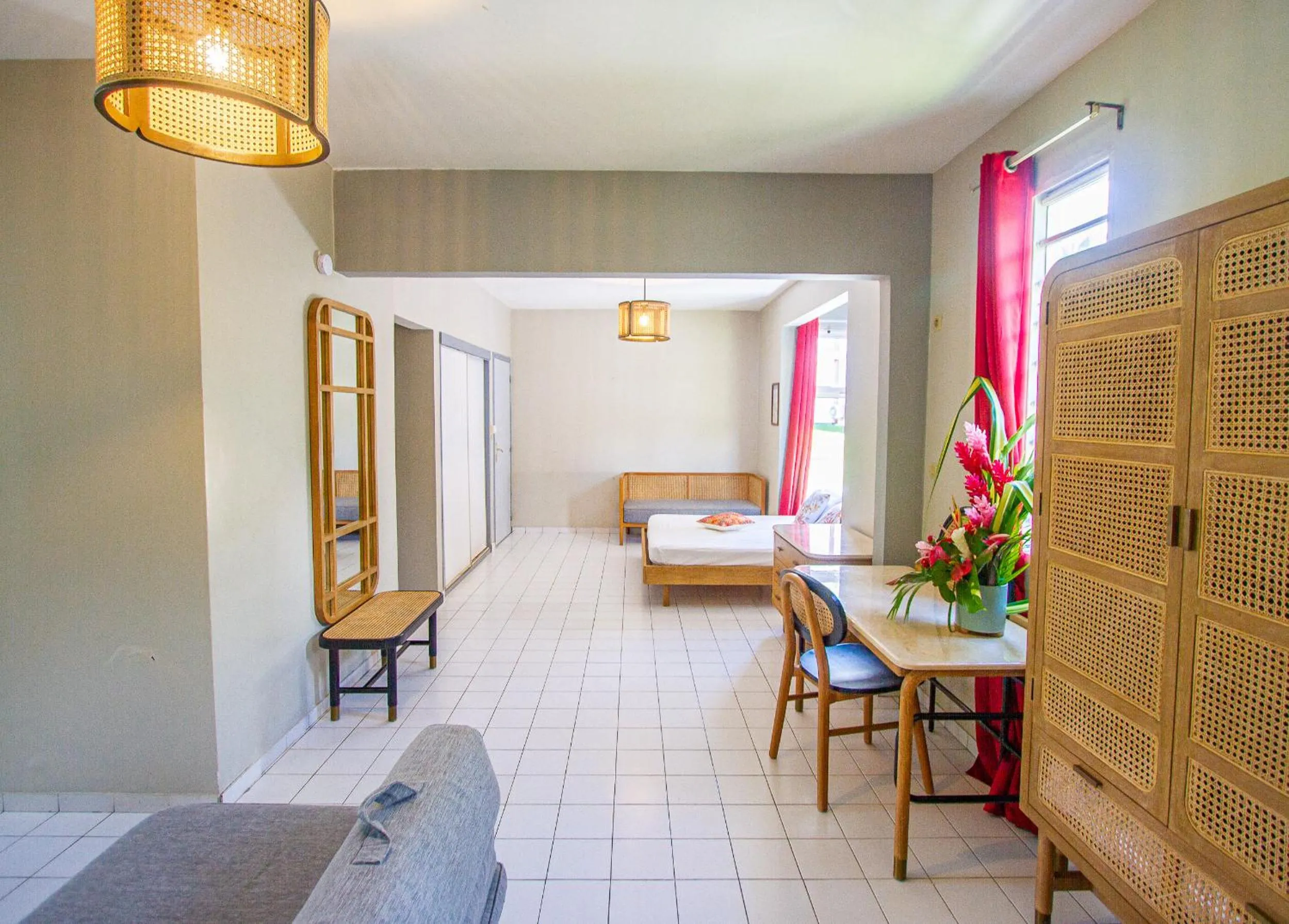 Bed in Résidence Le Vallon Guadeloupe Parc Piscine Appartements & Studios