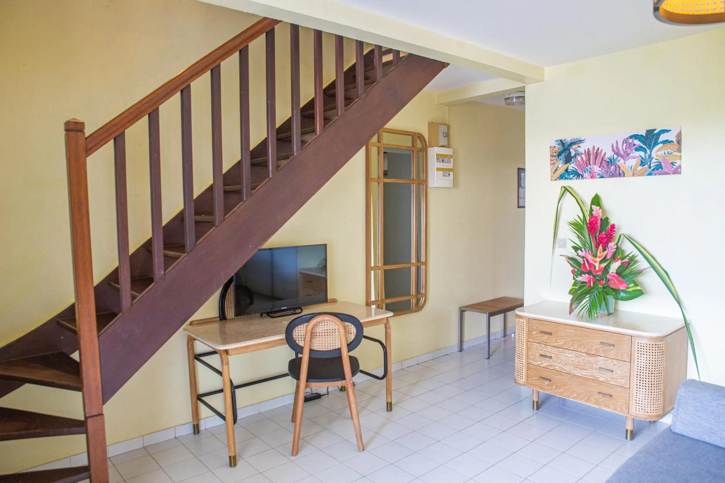 Communal lounge/ TV room in Résidence Le Vallon Guadeloupe Parc Piscine Appartements & Studios