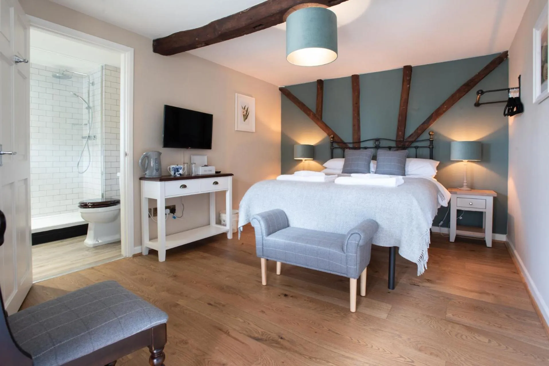 Bedroom in The Talkhouse