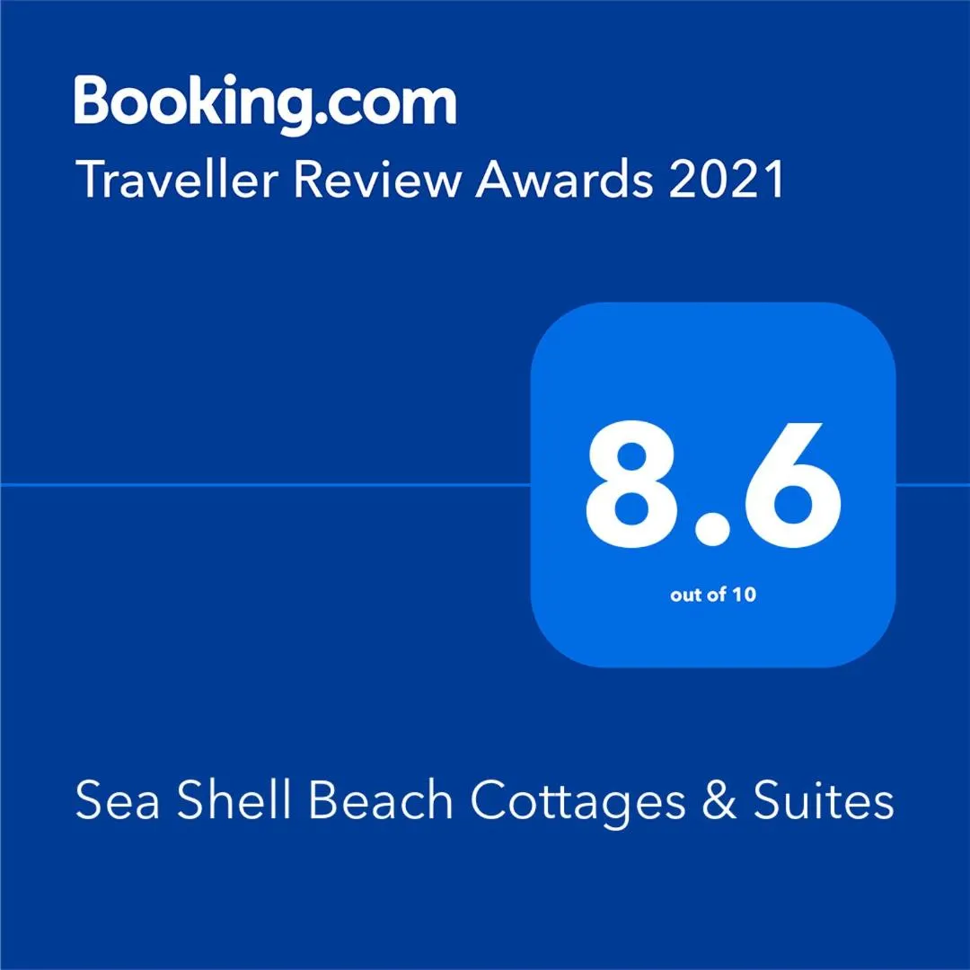 Certificate/Award in Sea Shell Beach Cottages & Suites