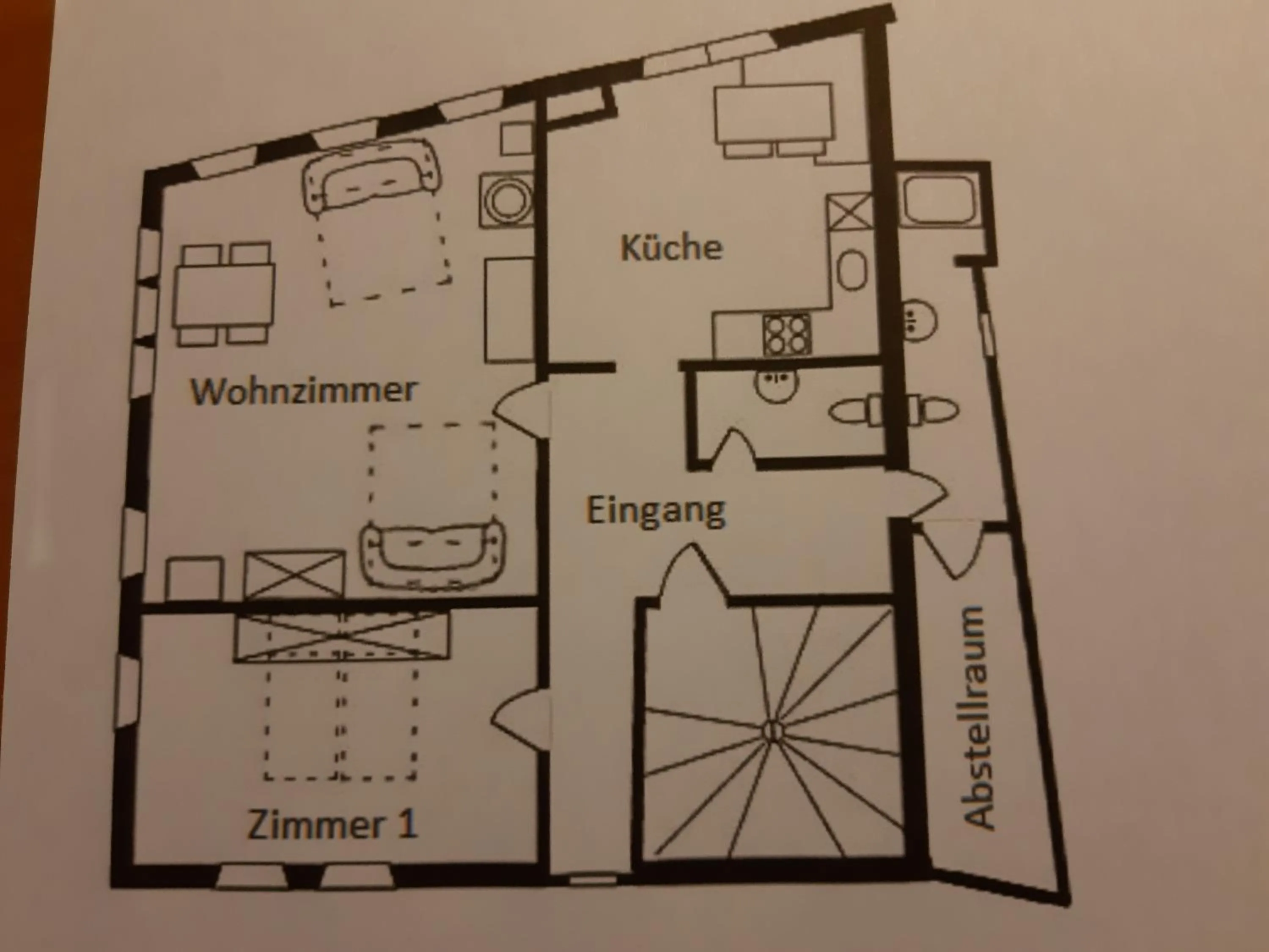 Floor plan in Cricerhaus