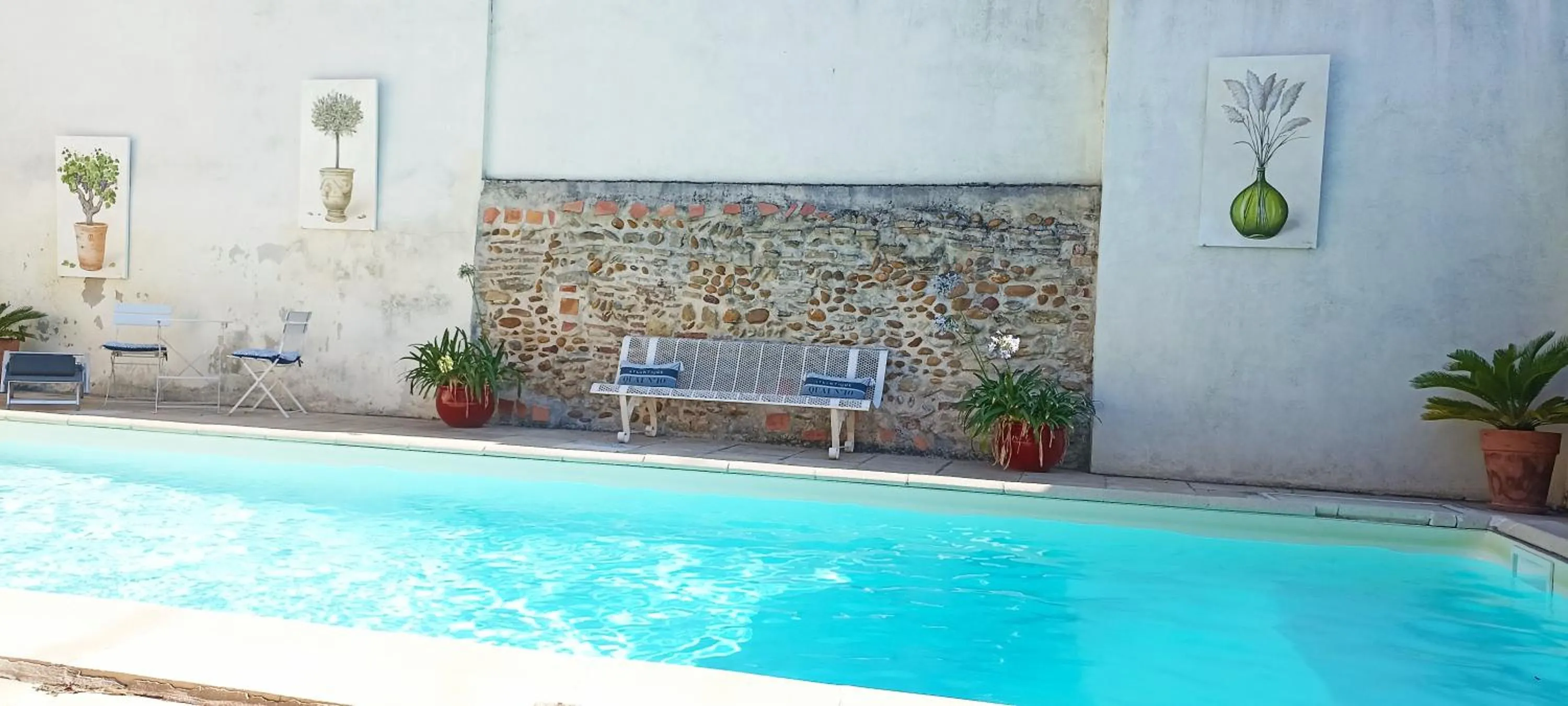 Swimming pool in Lacanepière