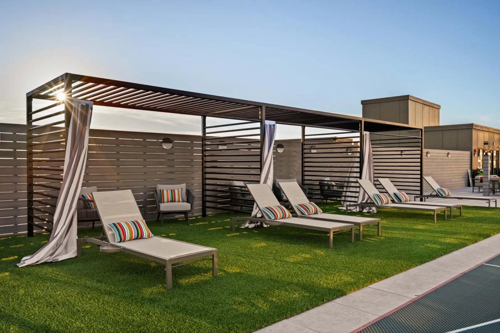 sunbed in Luxury Furnished Apartments by Hyatus Downtown at Yale