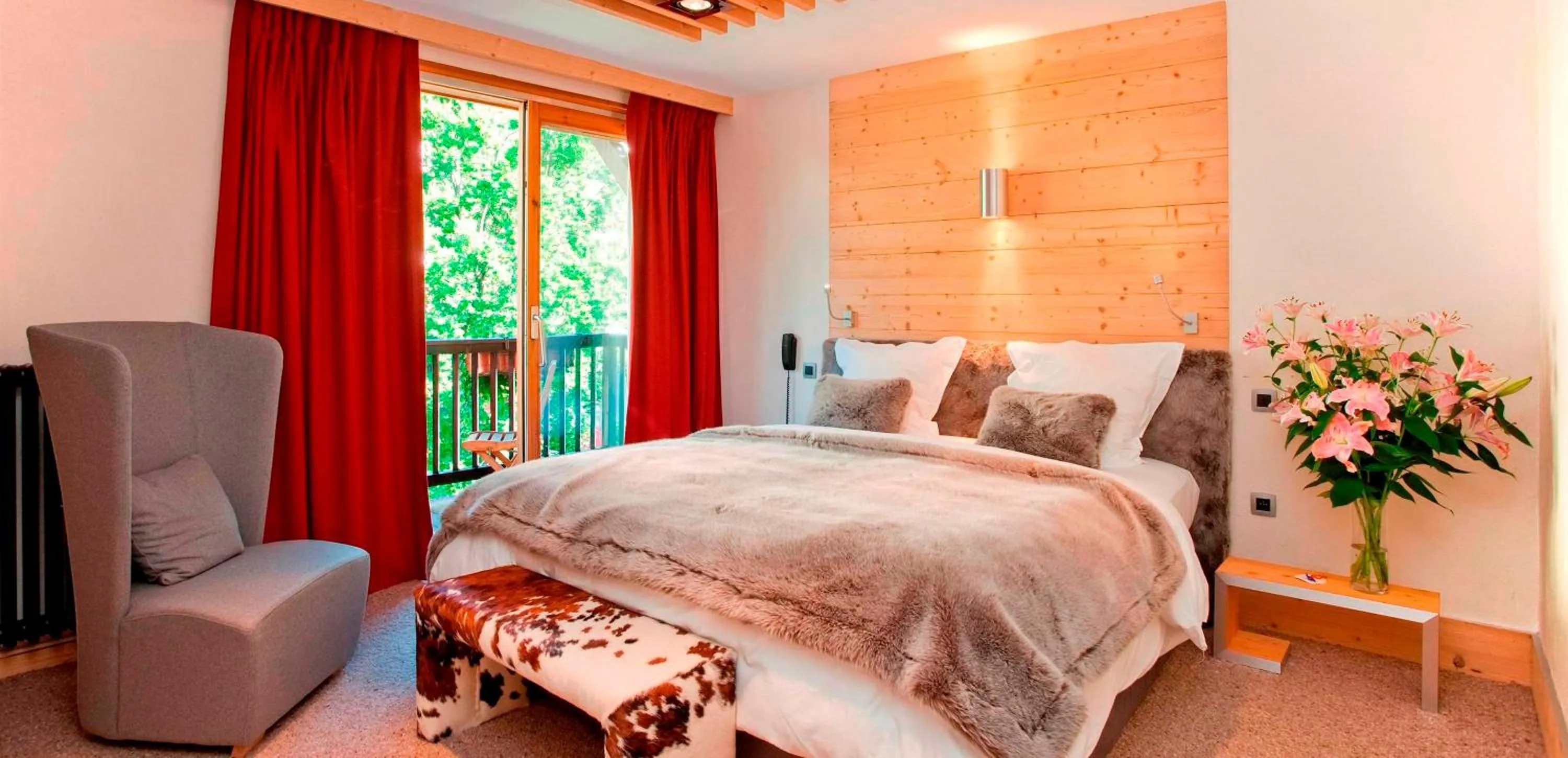 Bed in Park Hotel Suisse & Spa