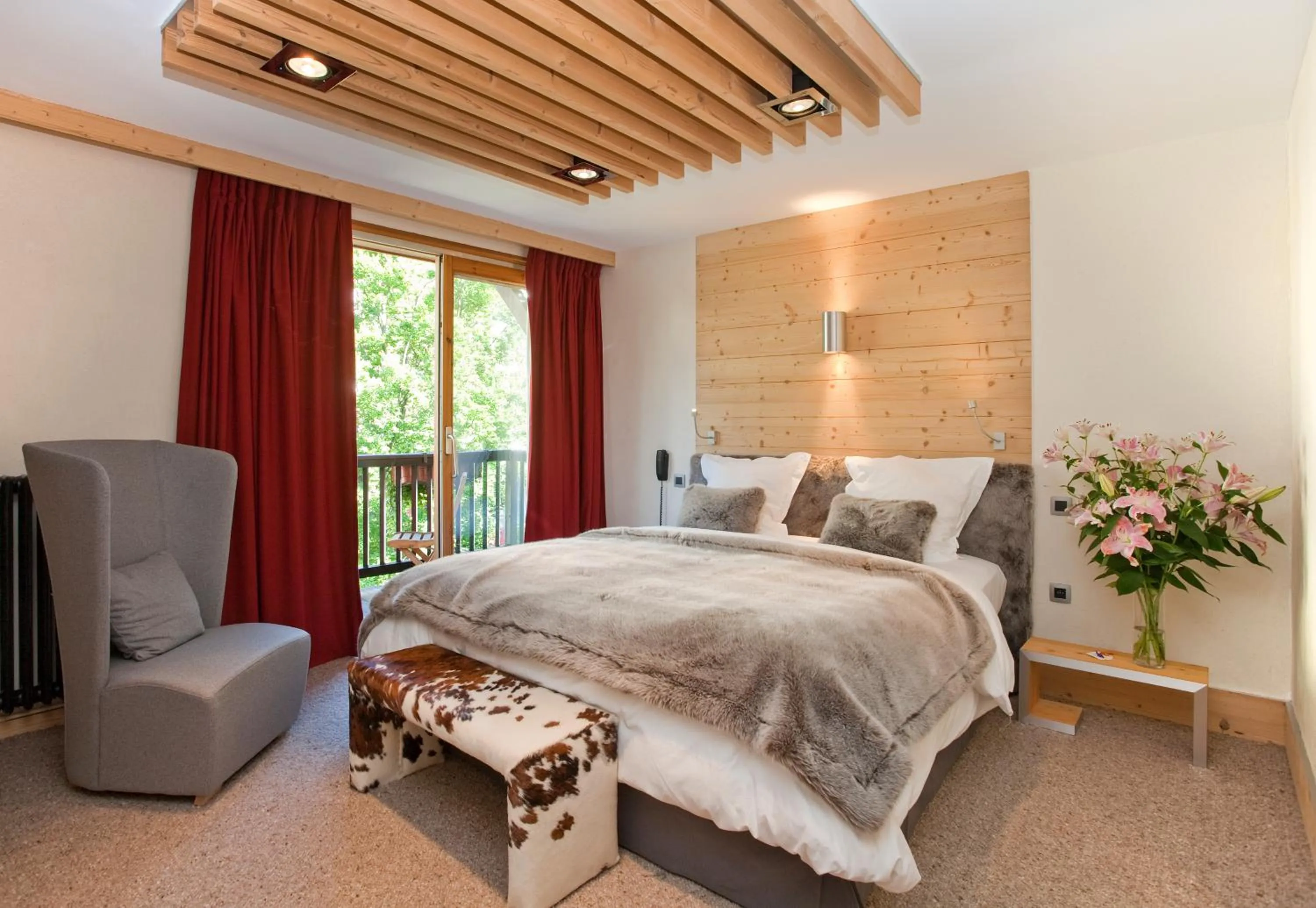 Bedroom, Bed in Park Hotel Suisse & Spa