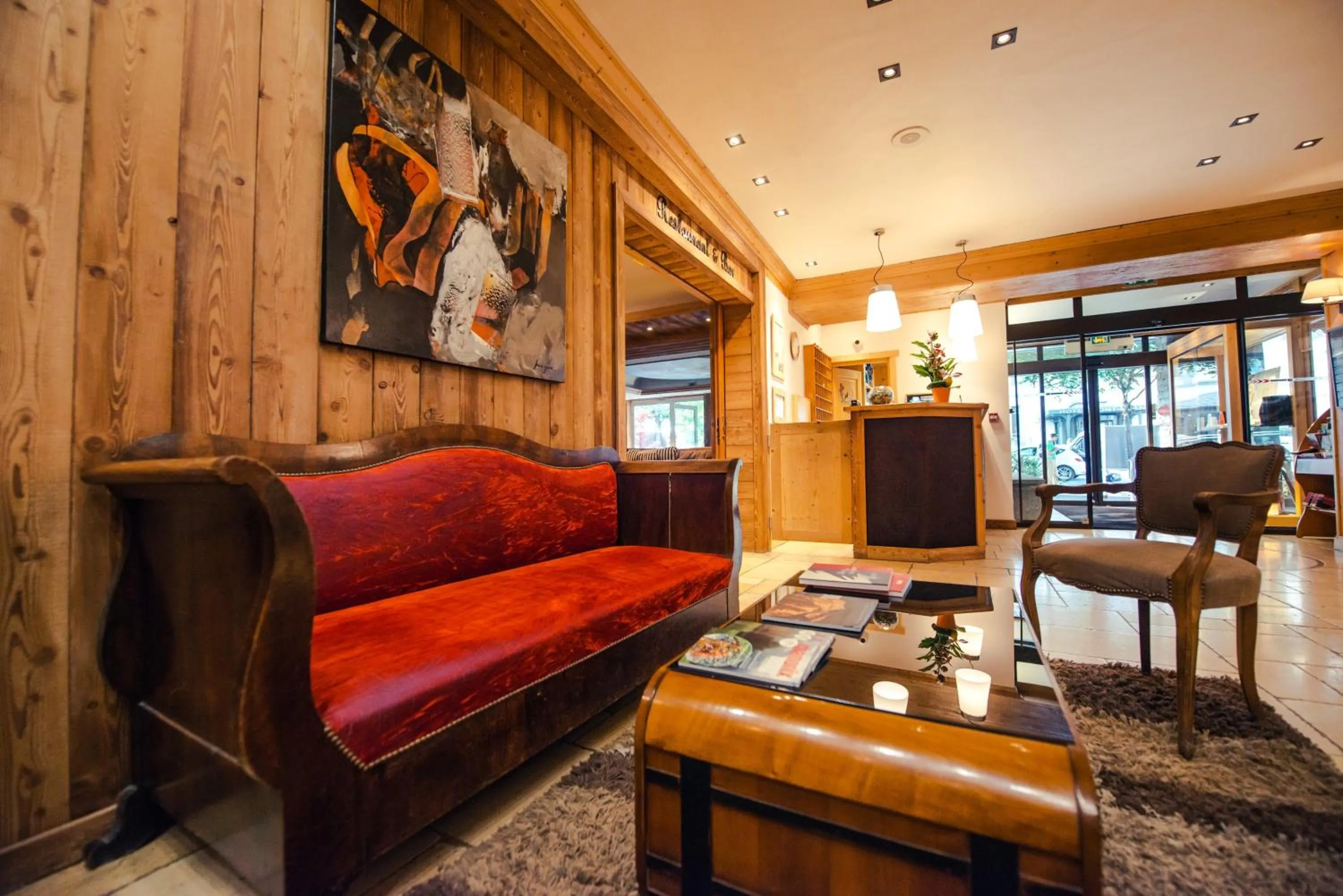 Lobby or reception in Park Hotel Suisse & Spa