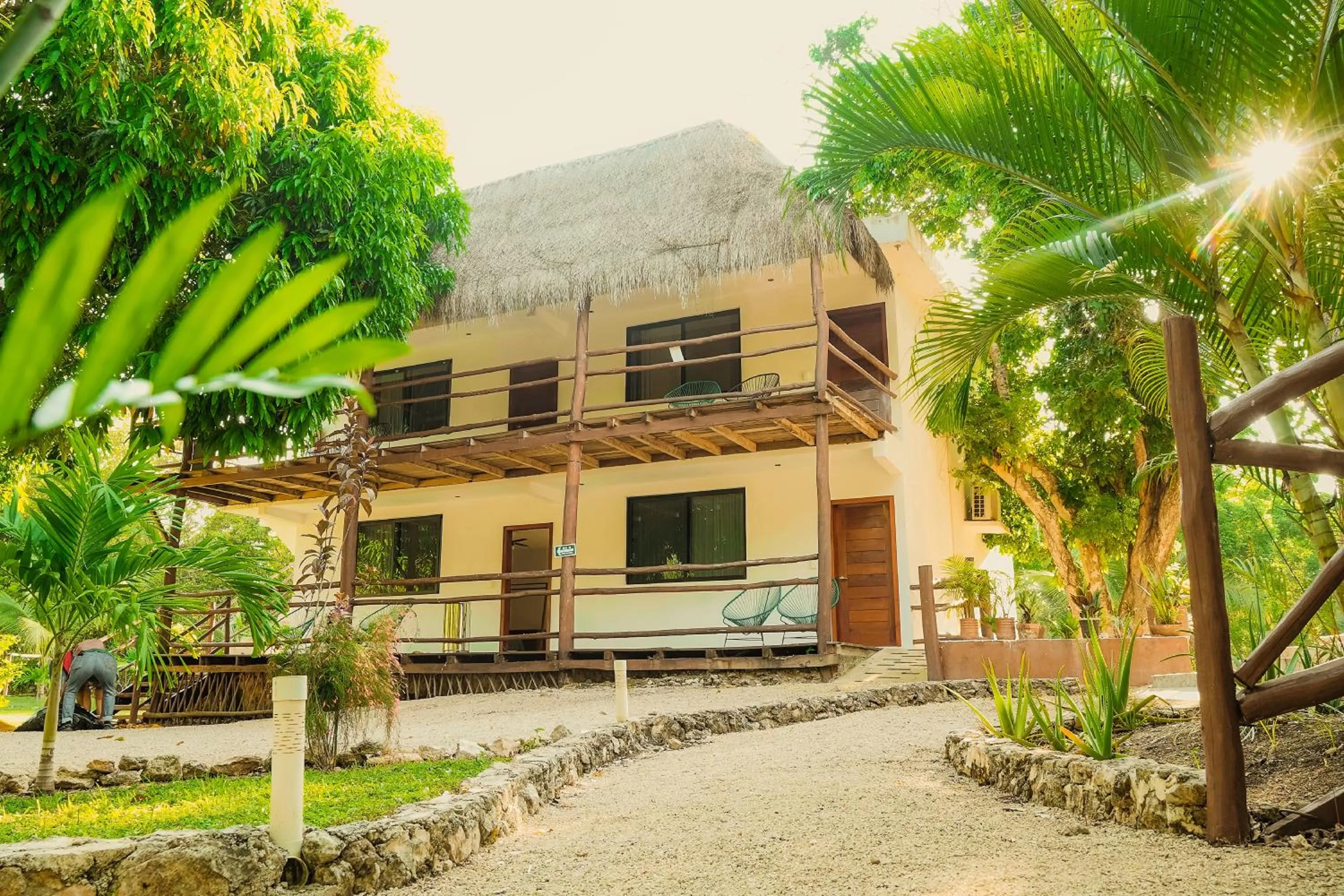 Property building in Royal Palm Bacalar Cabañas & Lagoon Club