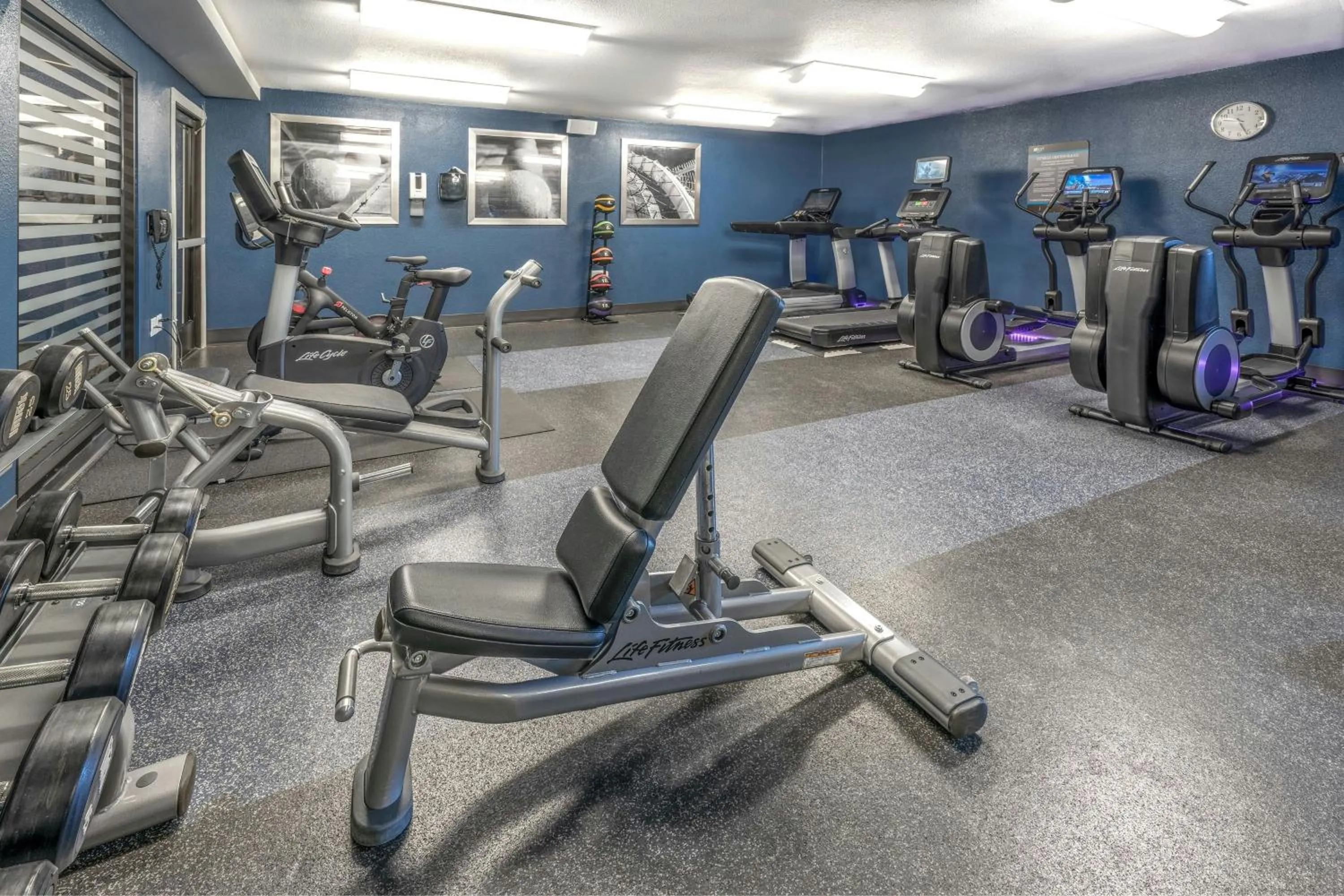 Fitness centre/facilities in Aloft San Jose Cupertino