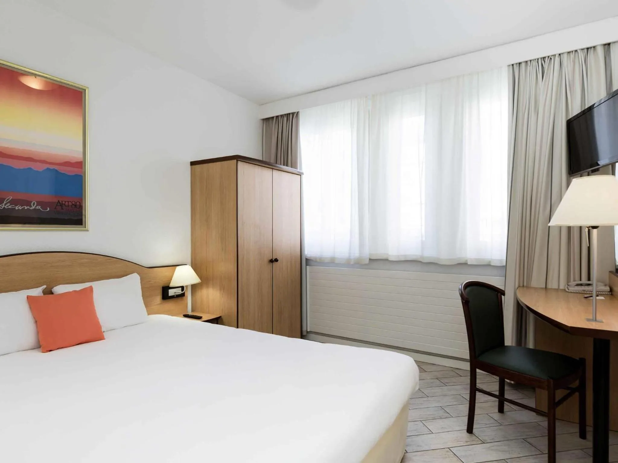 Bedroom, Bed in Résidence Studio Genève Centre