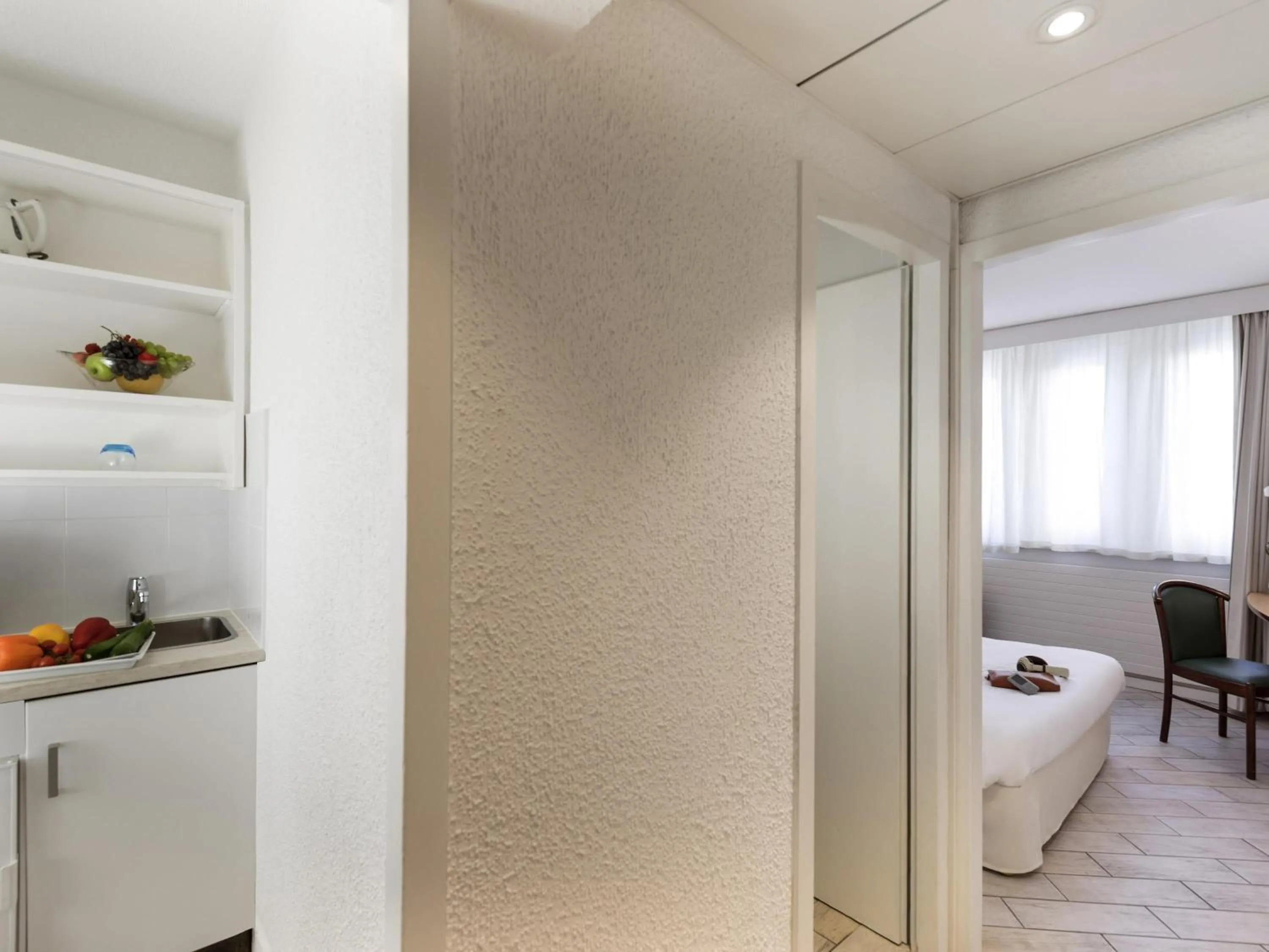 Bedroom, Bed in Résidence Studio Genève Centre