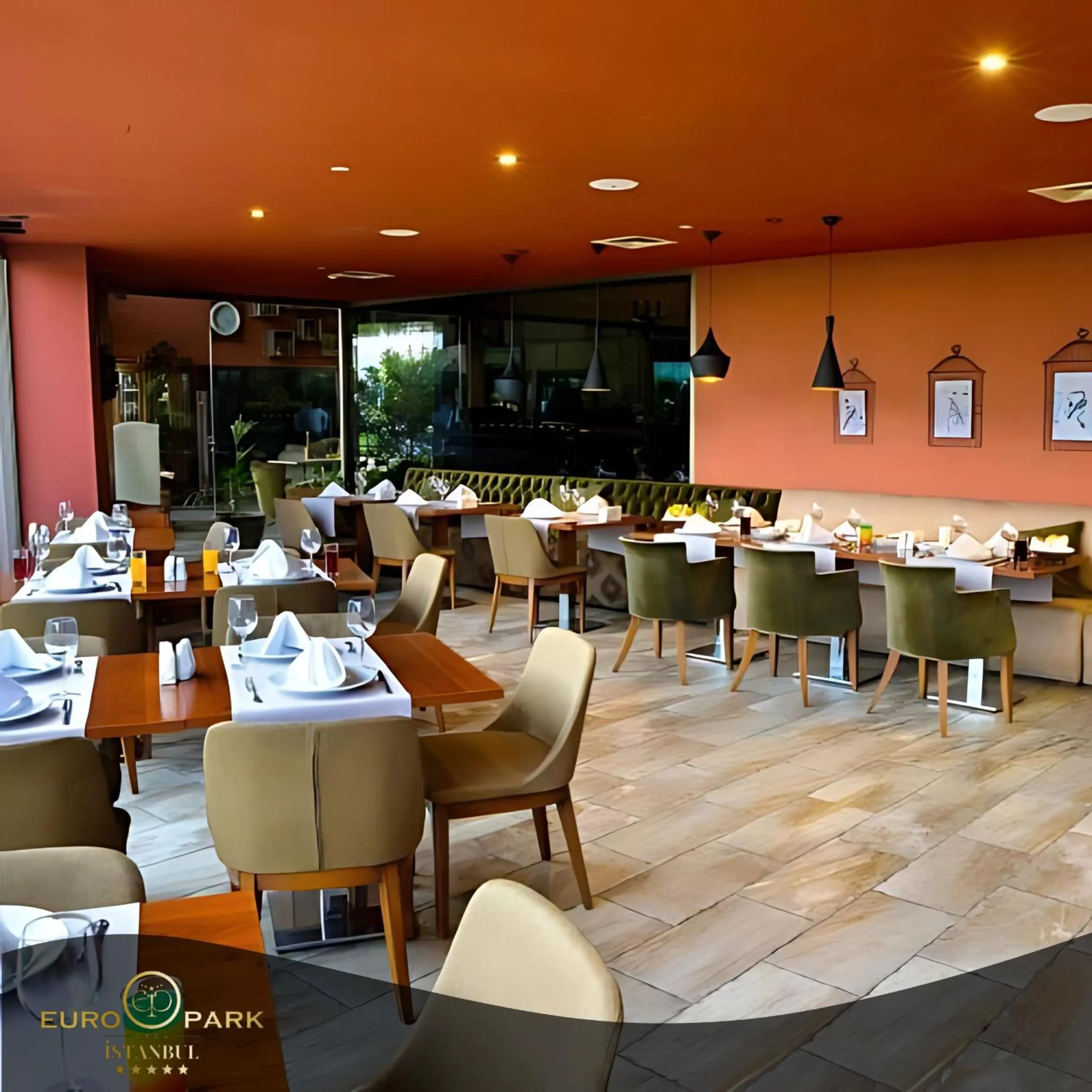 Restaurant/places to eat in Euro Park Otel