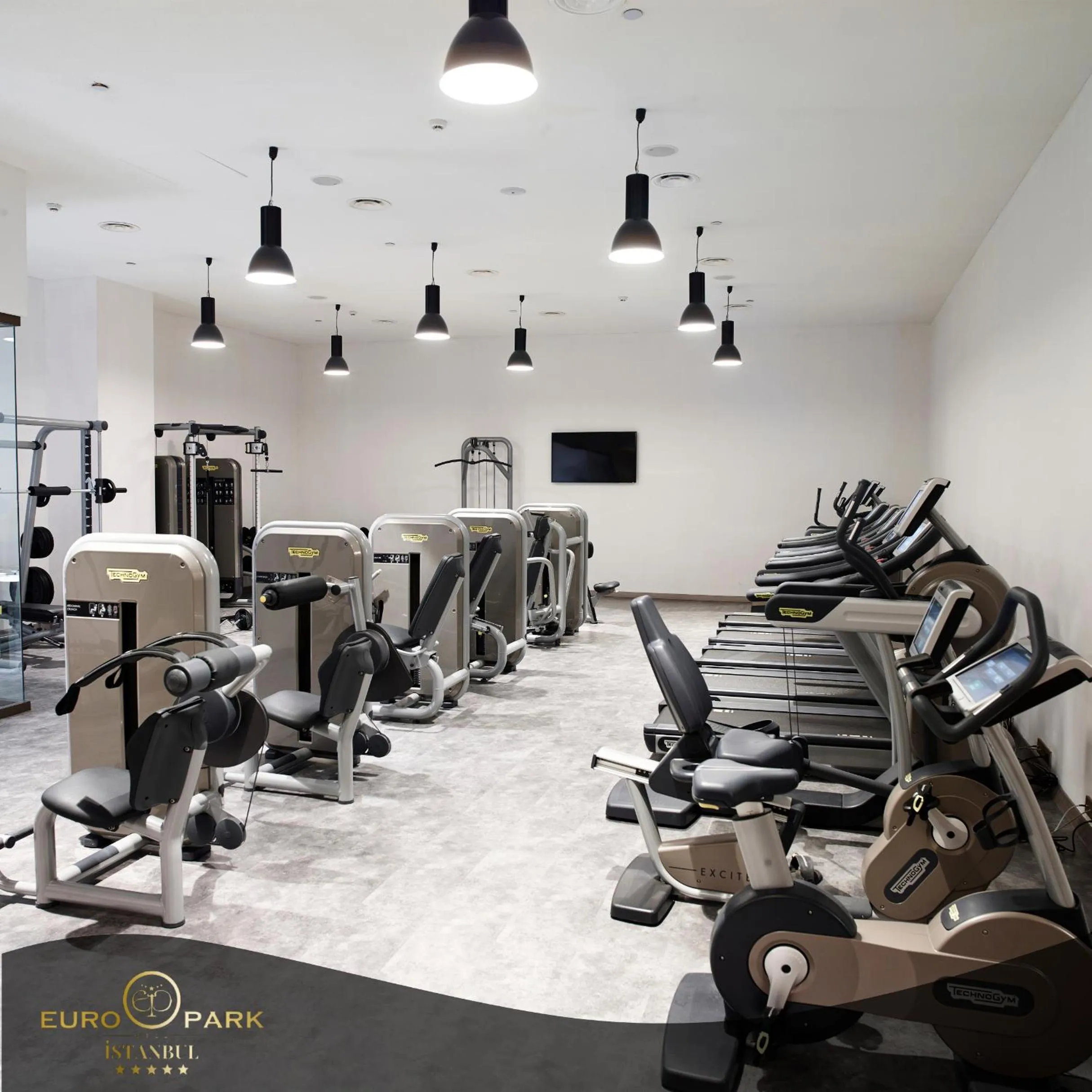 Fitness centre/facilities in Euro Park Otel