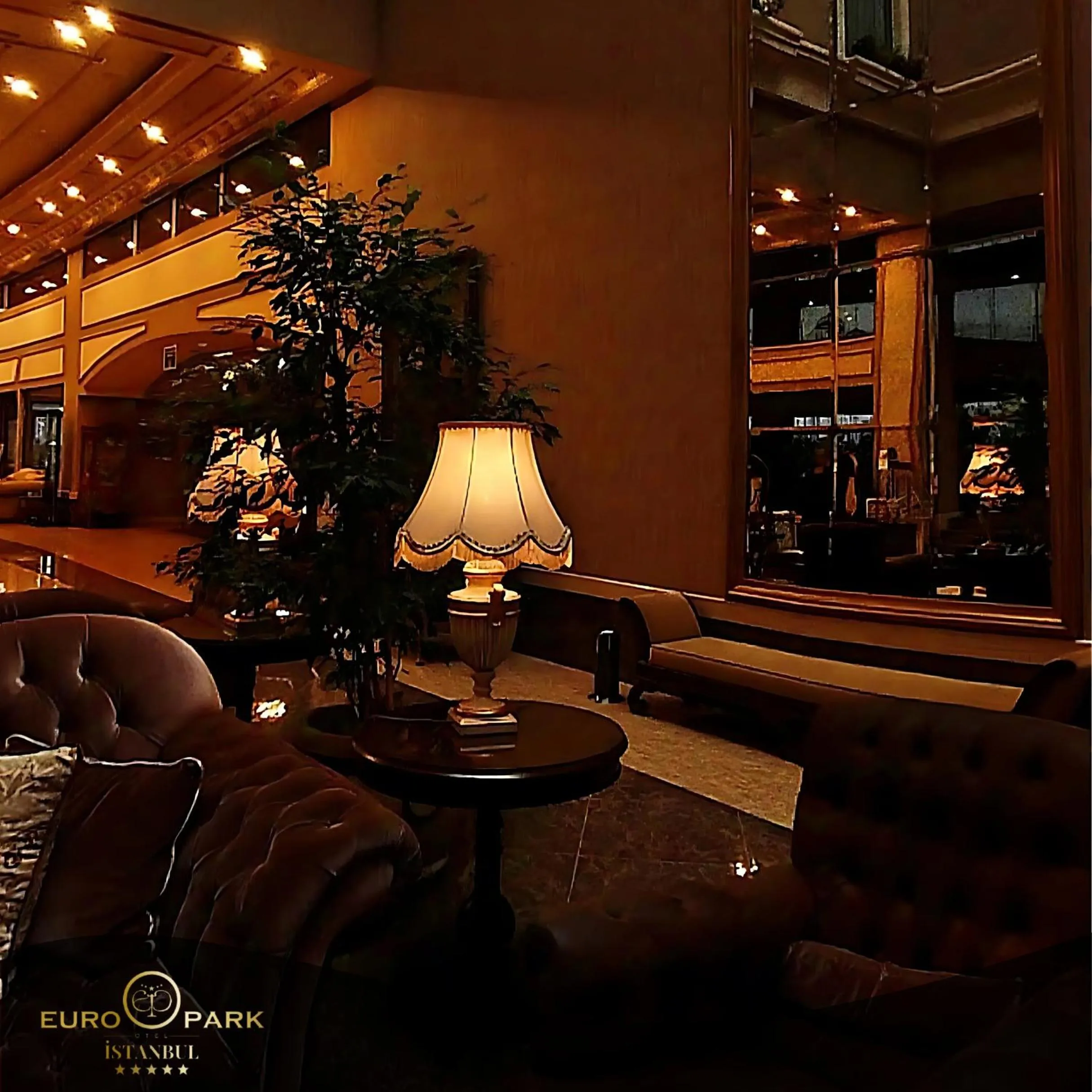 Lobby or reception in Euro Park Otel