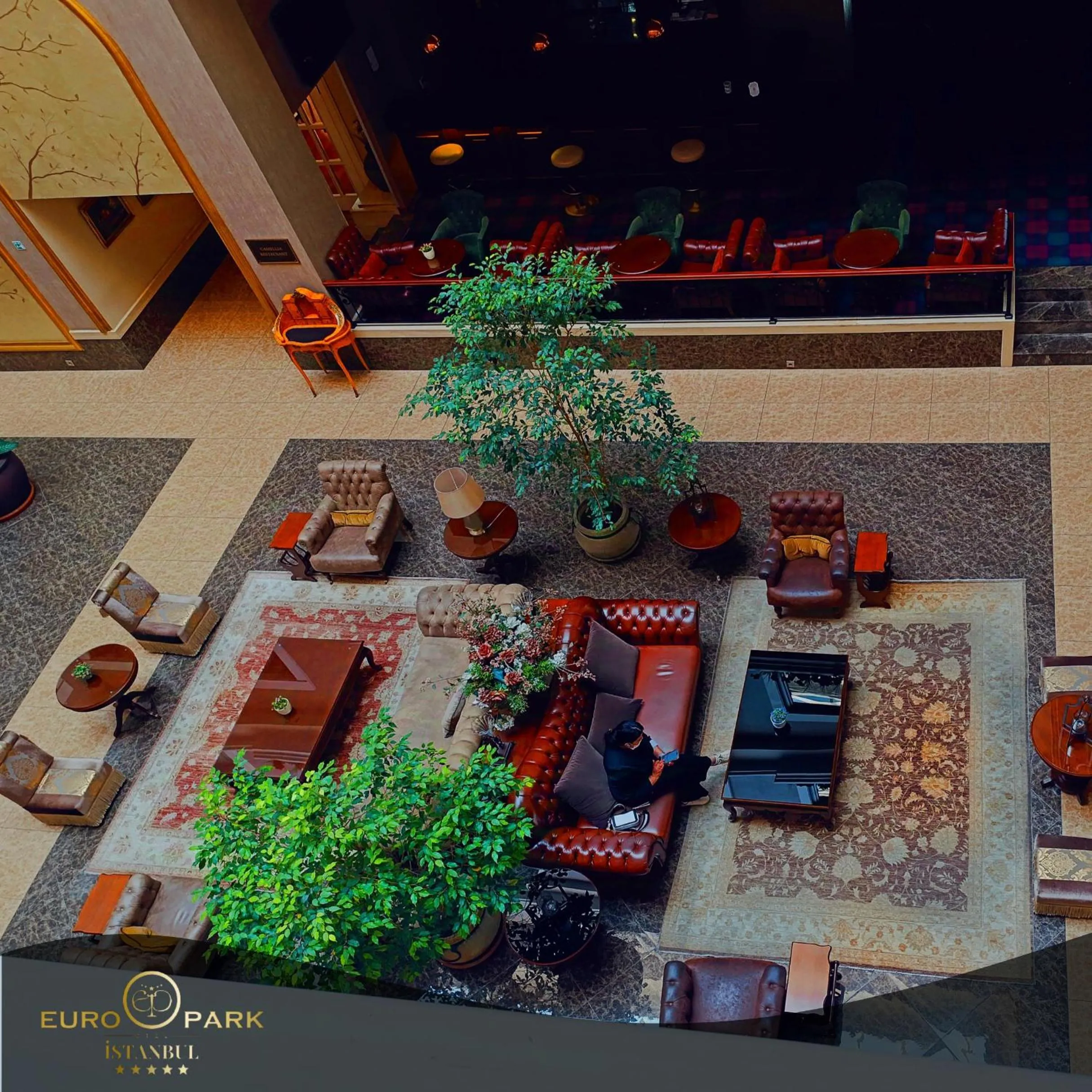 Lobby or reception in Euro Park Otel