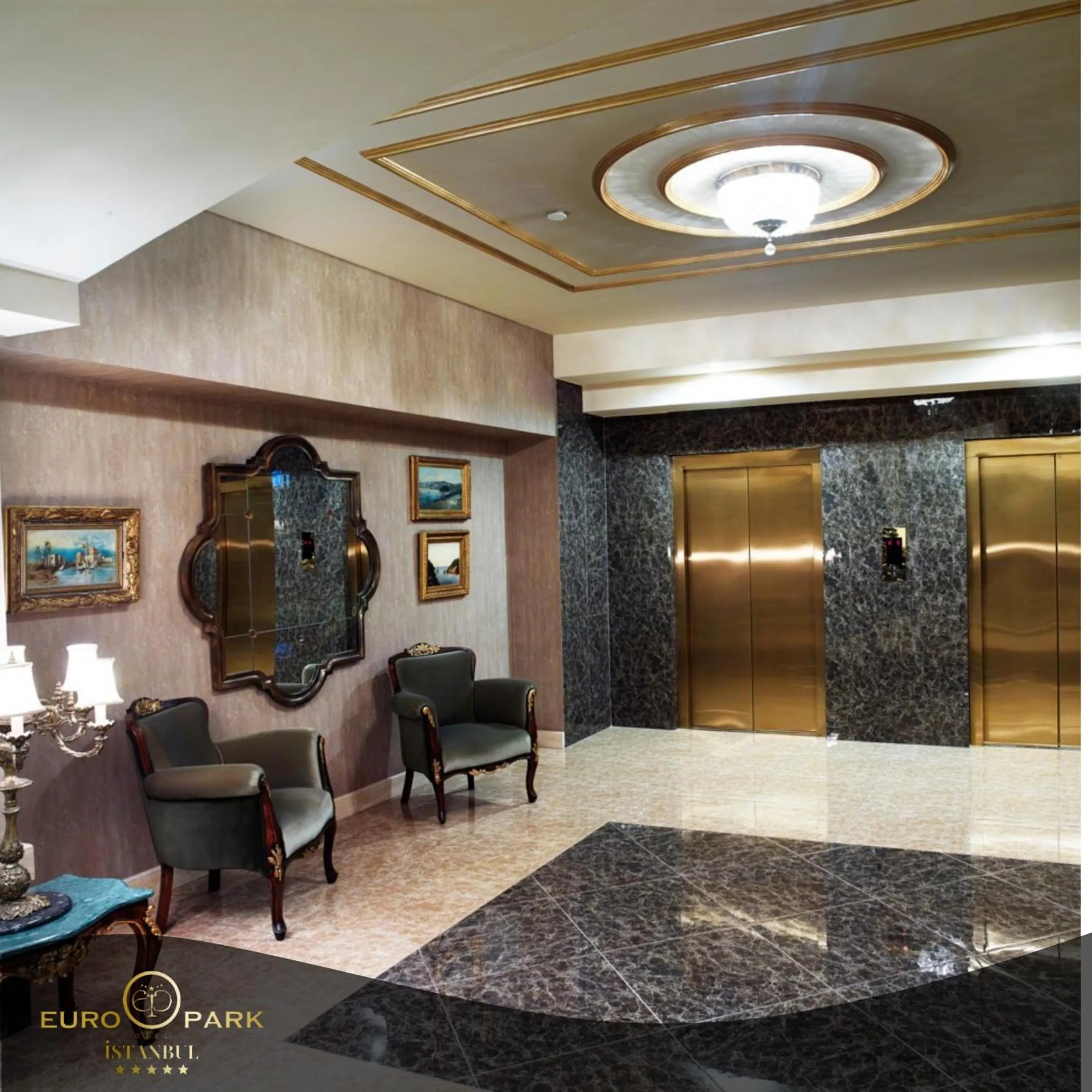 Seating area in Euro Park Otel