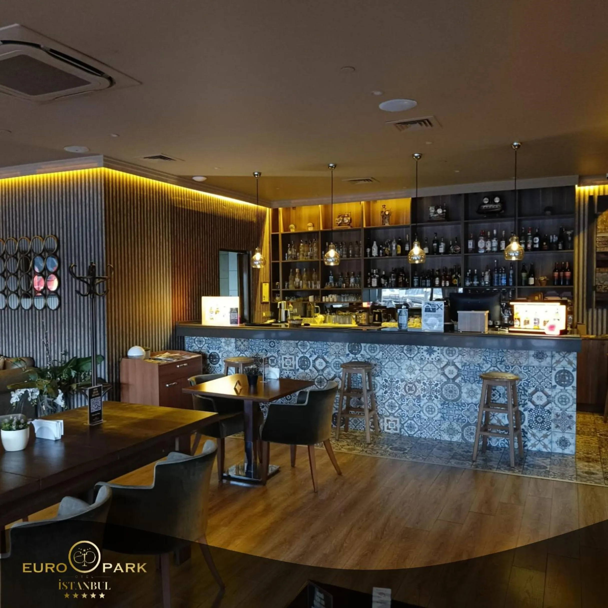Lounge or bar in Euro Park Otel