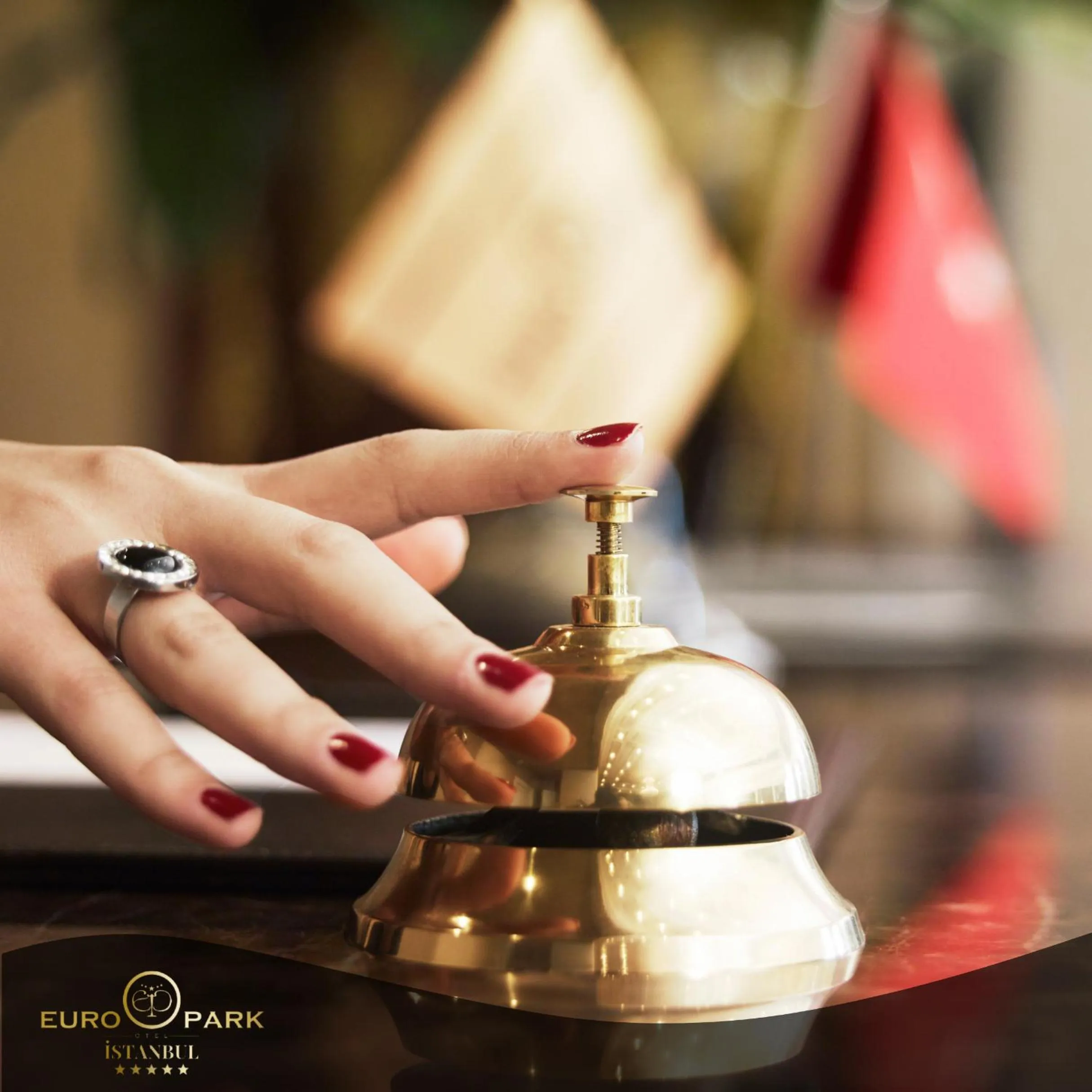 Lobby or reception in Euro Park Otel