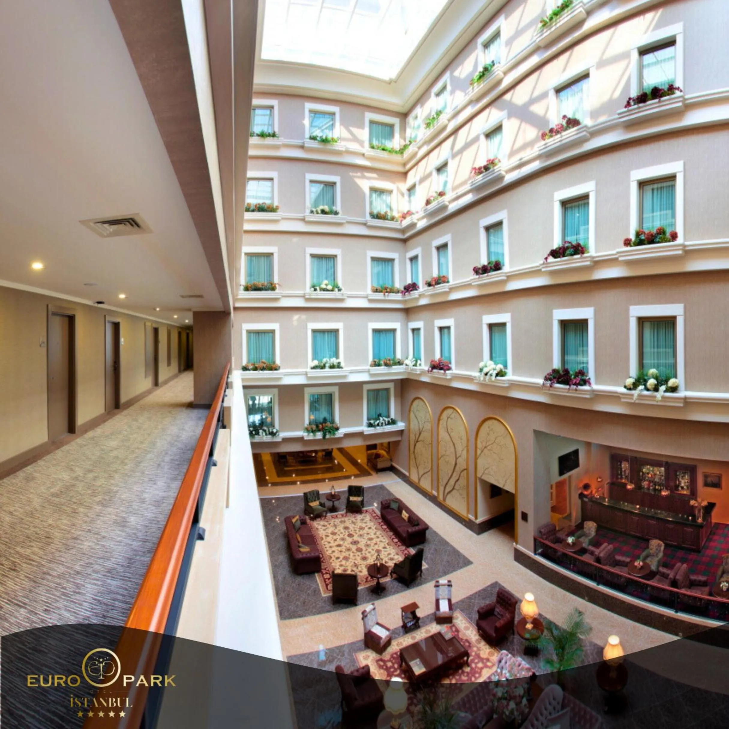 Lobby or reception in Euro Park Otel