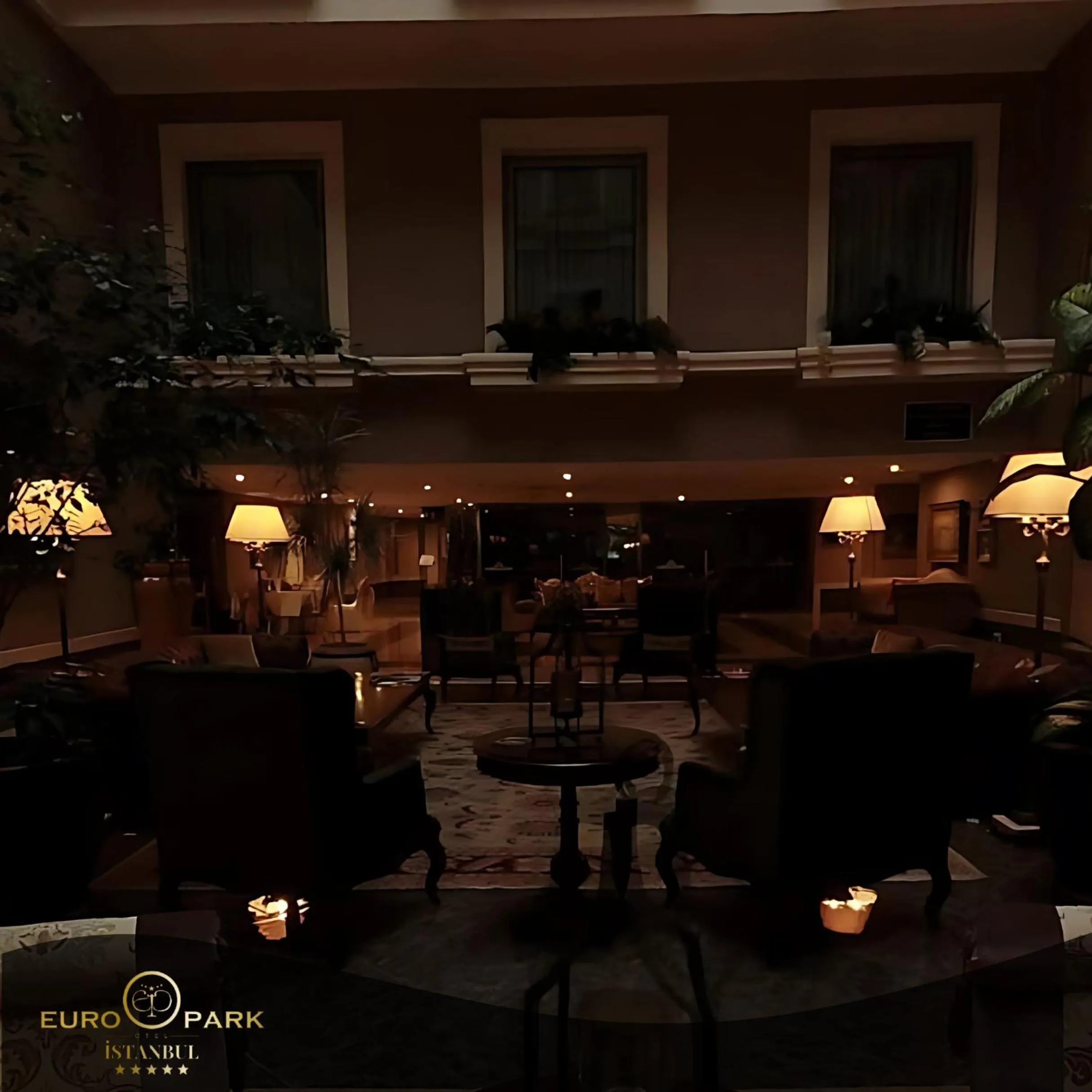 Lobby or reception in Euro Park Otel