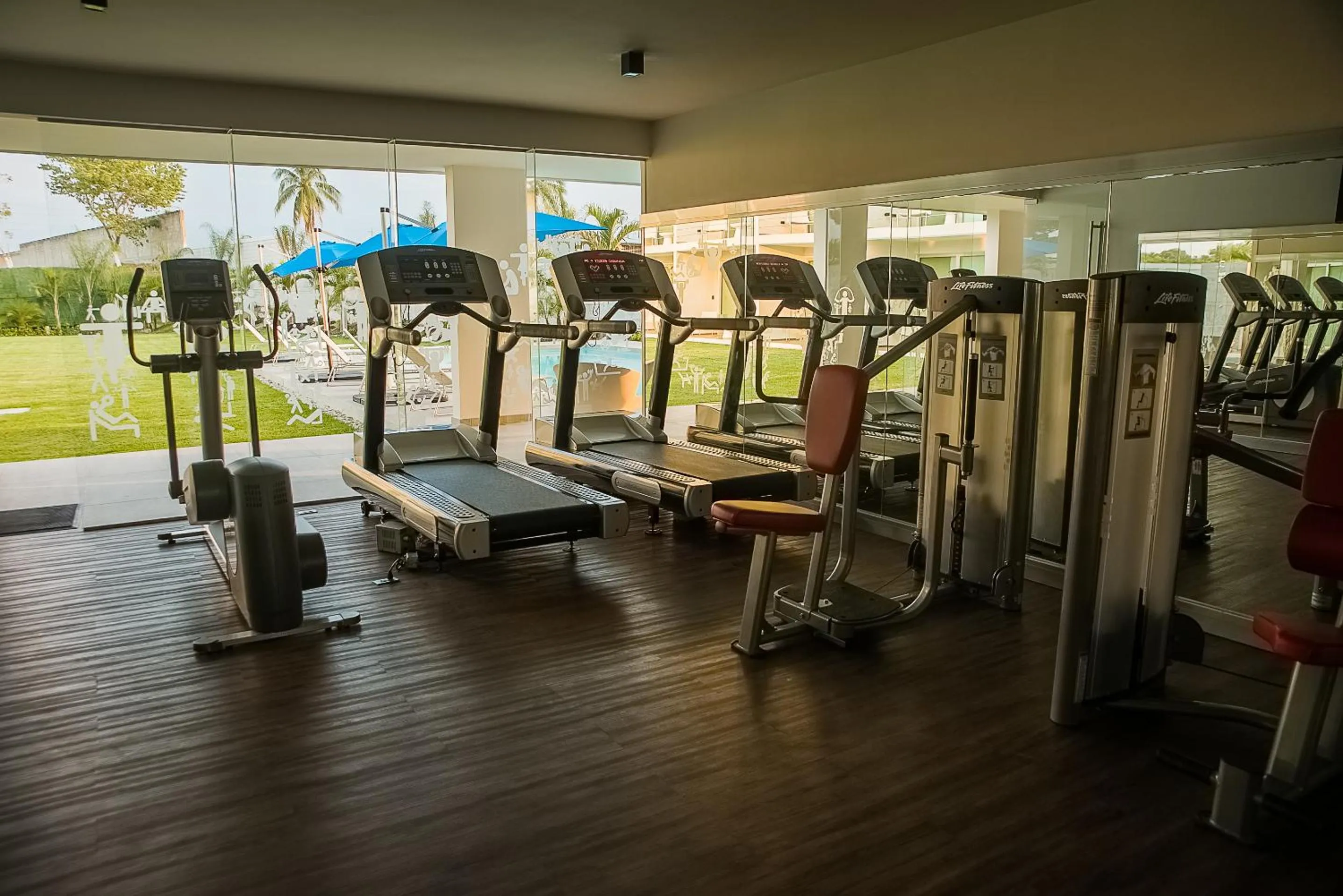 Fitness centre/facilities in Hotel Aqua Spa & Resort