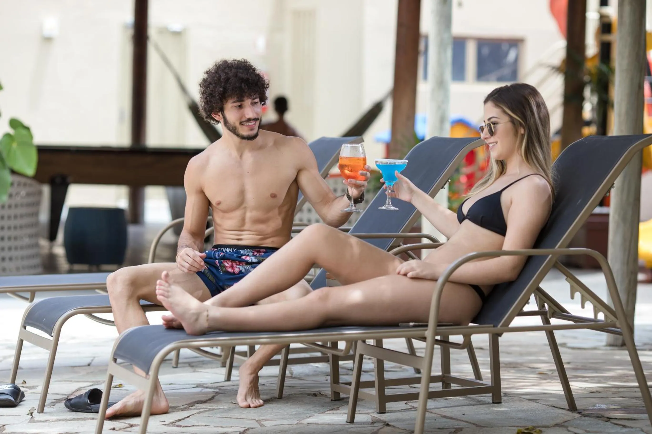 Swimming pool in Hotel Morada das Águas