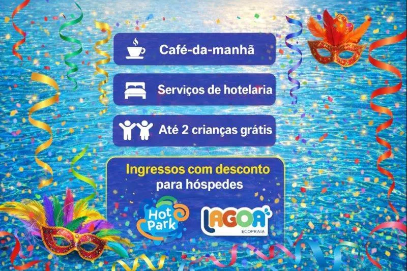 Pool view in Hotel Morada das Águas