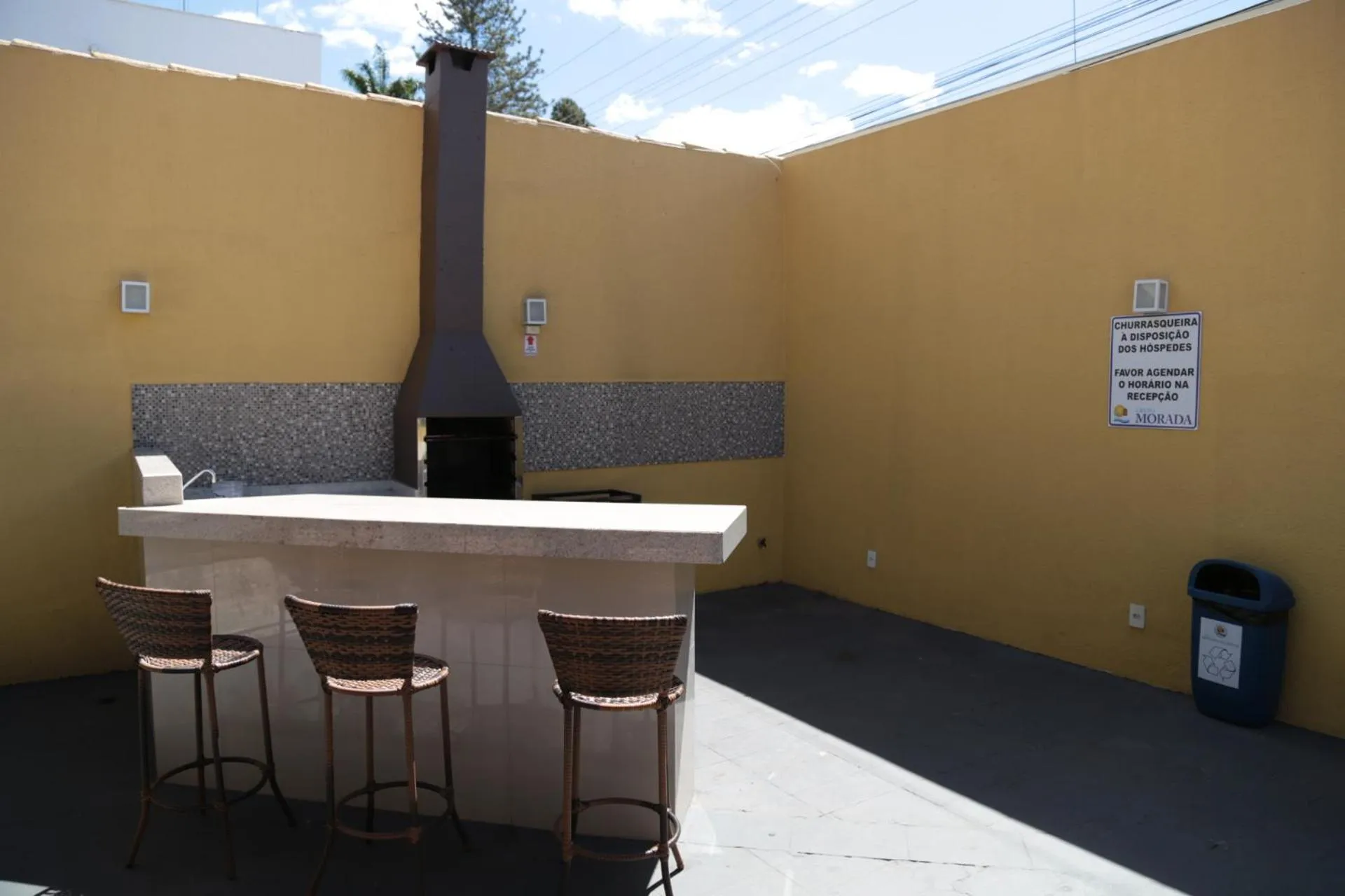 BBQ facilities in Hotel Morada das Águas