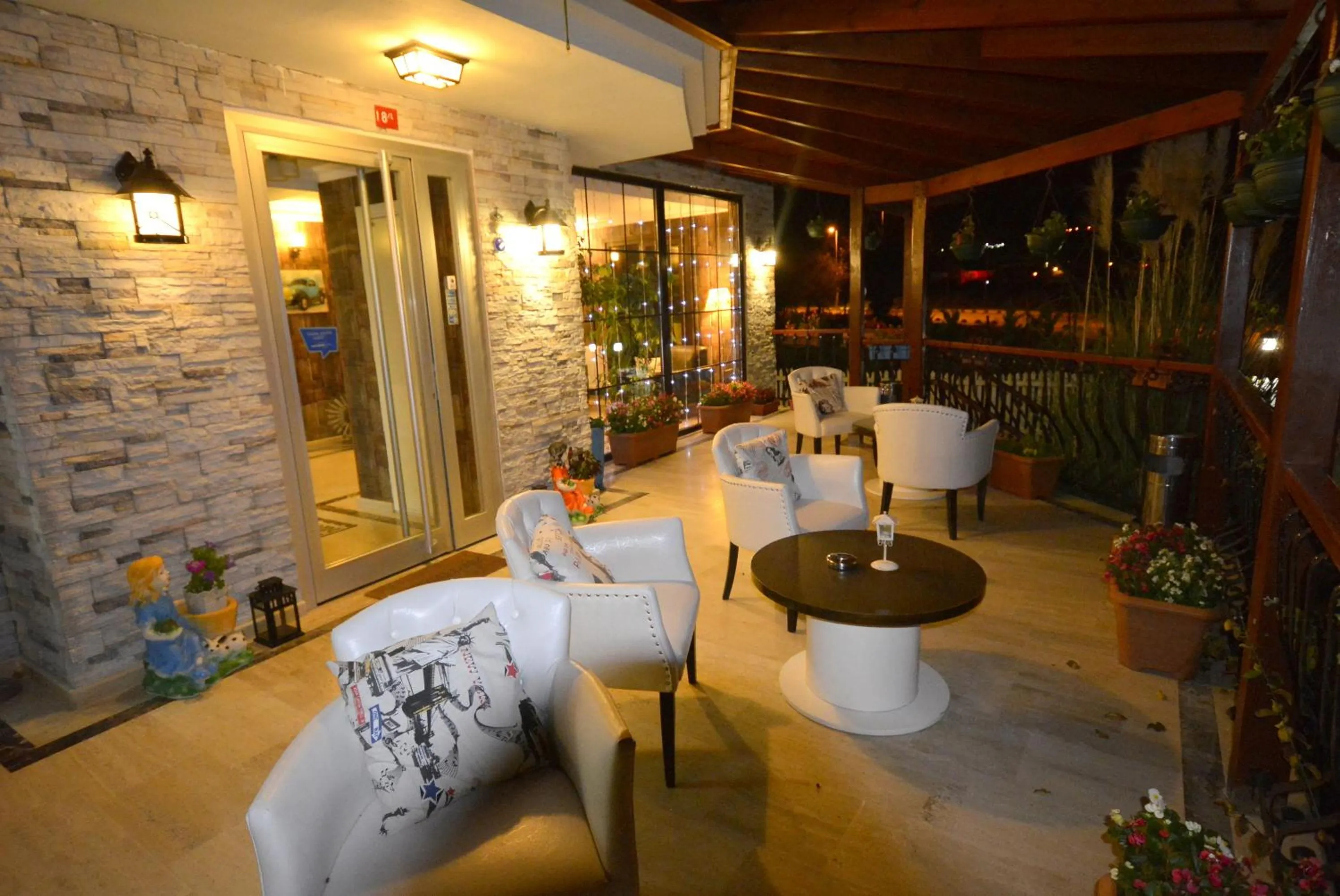 Patio in Velena Hotel