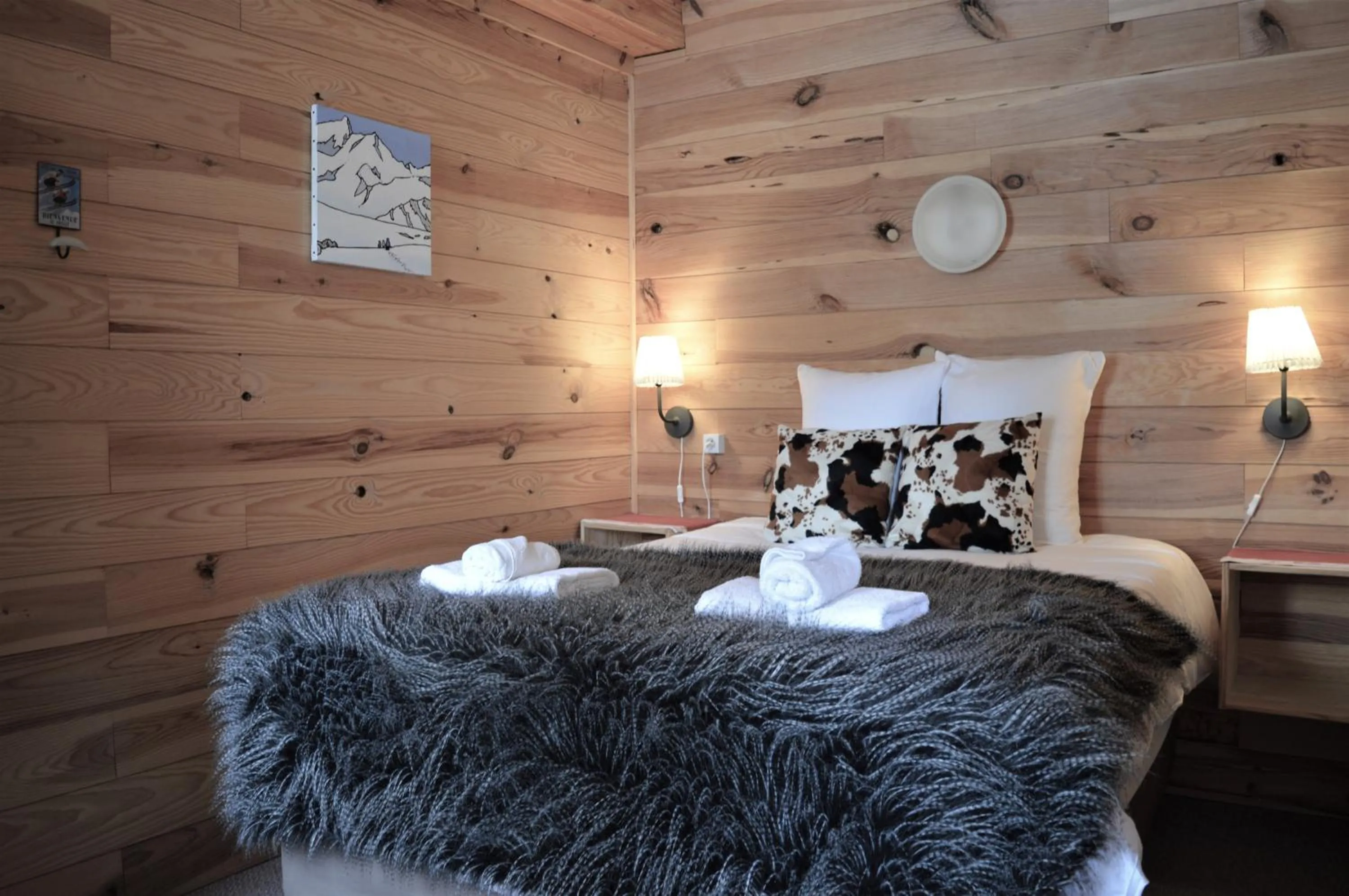 Bed in Chalet Saint Bernard