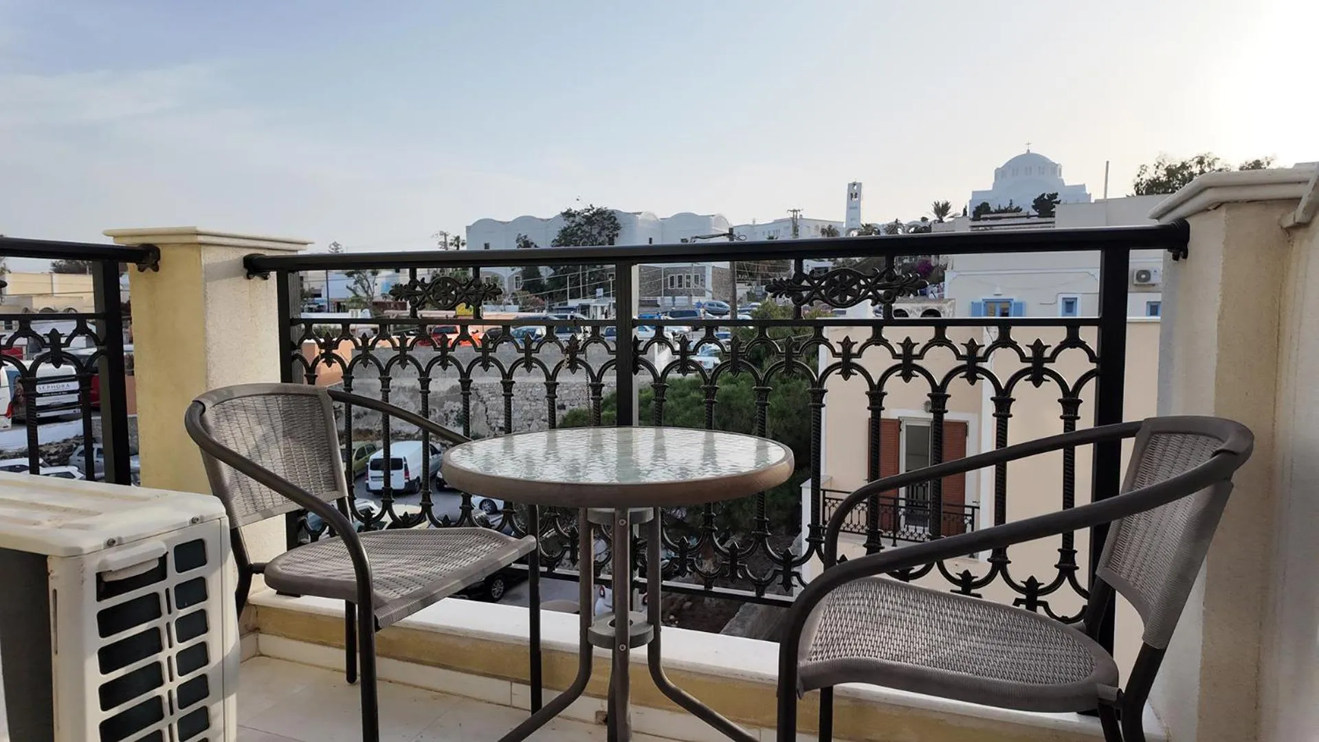 Balcony/Terrace in Hotel Santorini