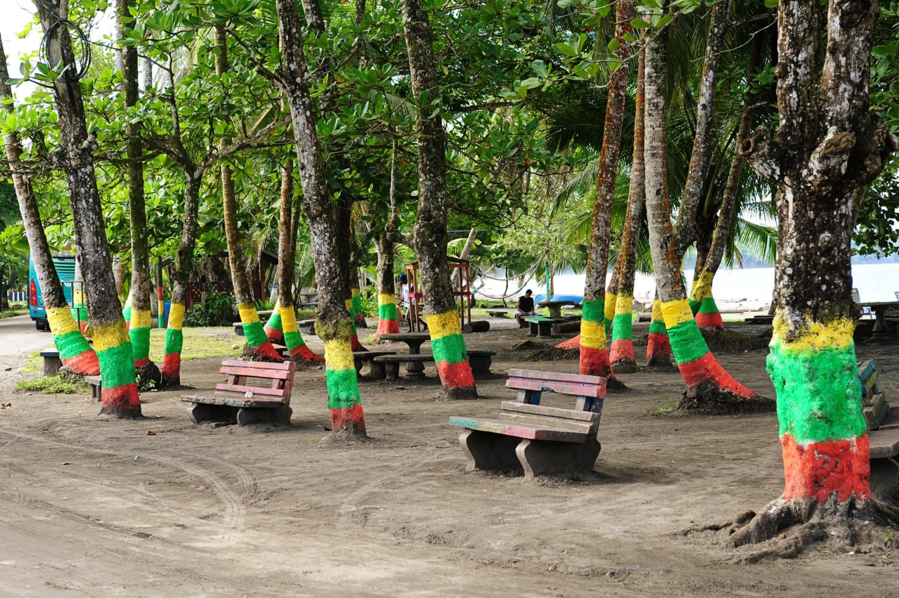 Beach in Tree House Beachfront Lodge