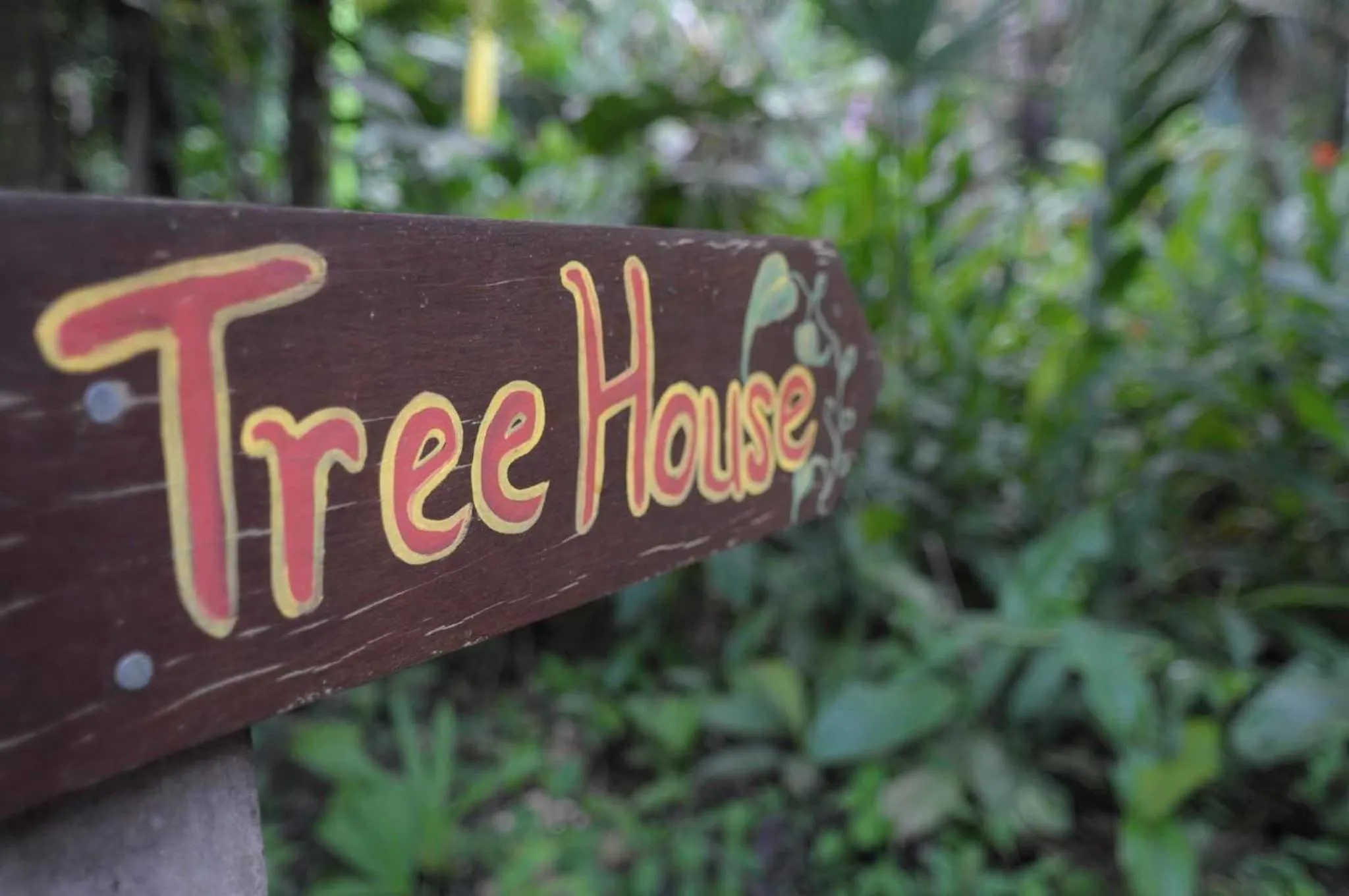 Property logo or sign in Tree House Beachfront Lodge