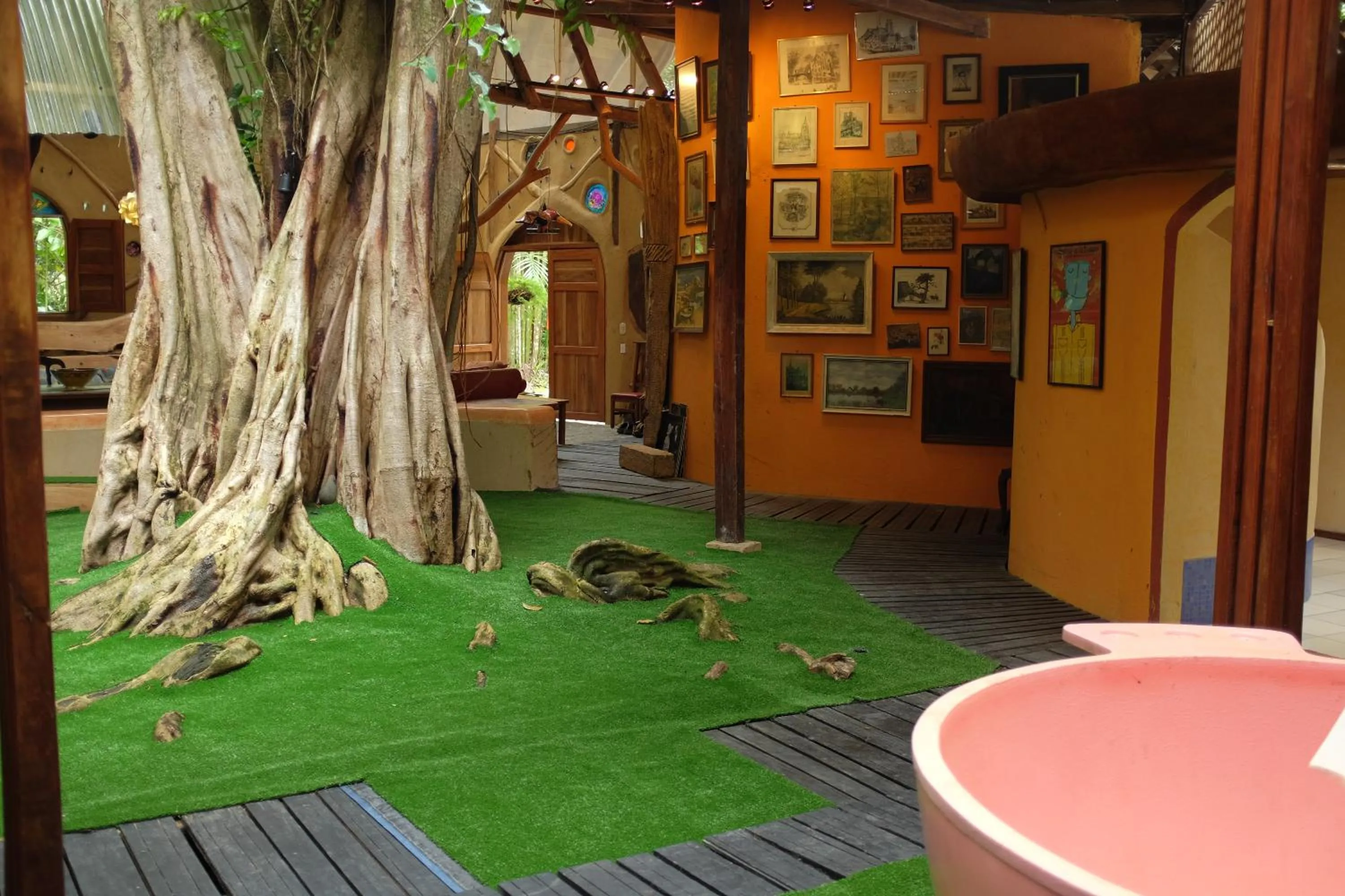 Children play ground in Tree House Beachfront Lodge