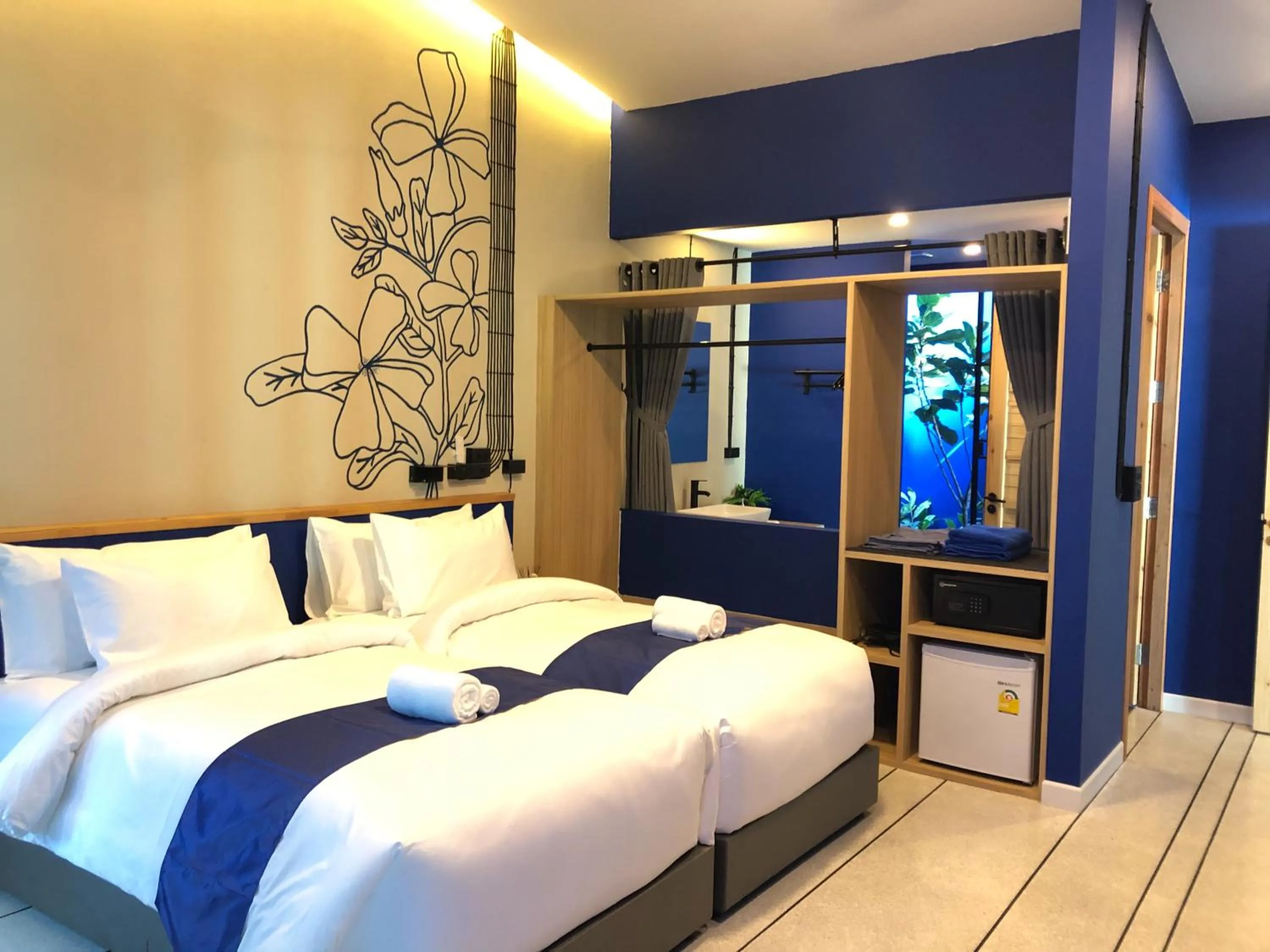 Bed in Sea and Sea Villa Sangaroon