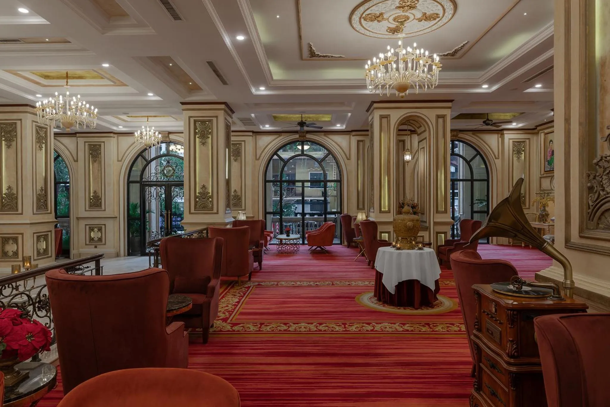 Seating area in Anik Palace Hotel
