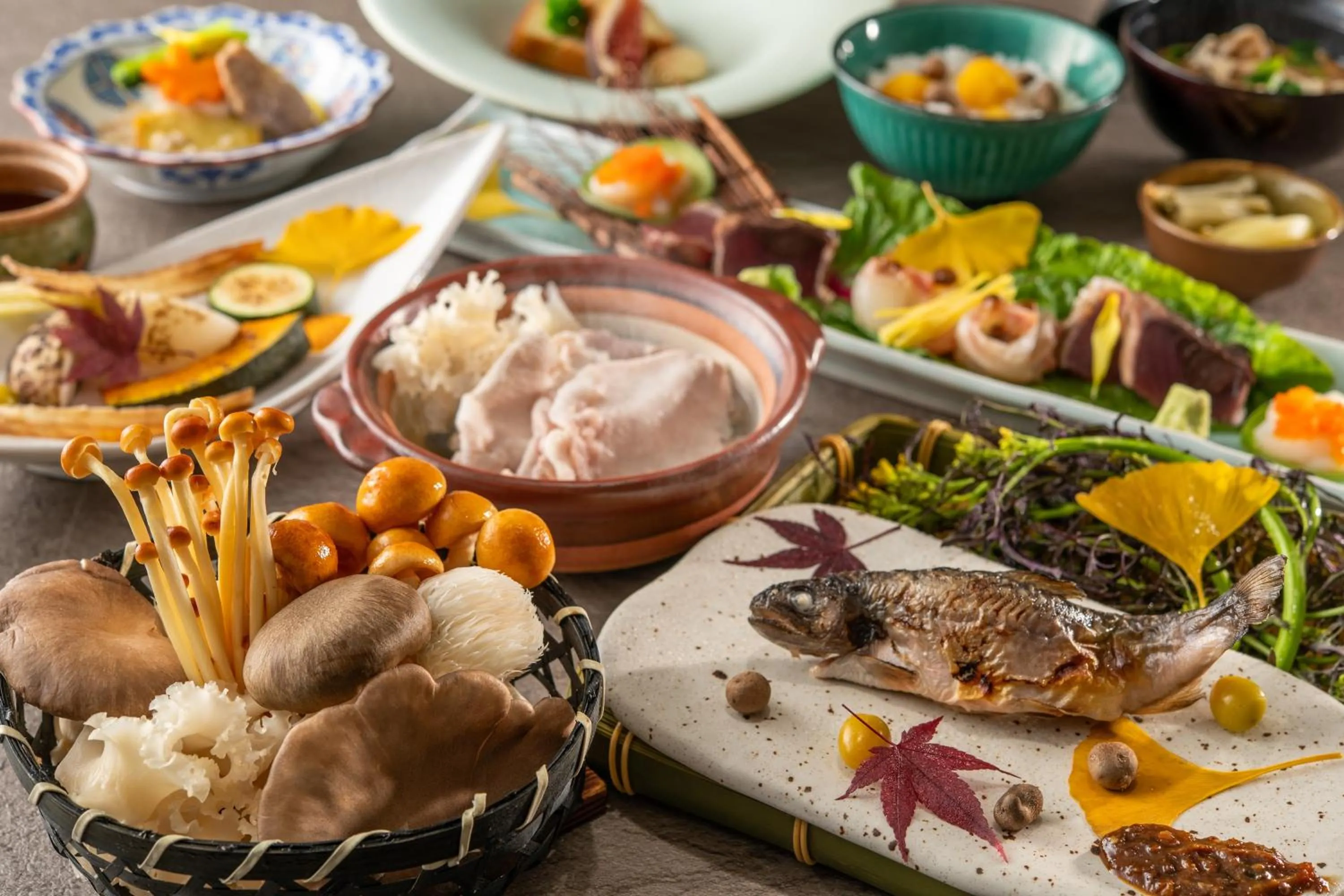 Dinner in KAMENOI HOTEL Nagatoro Yorii