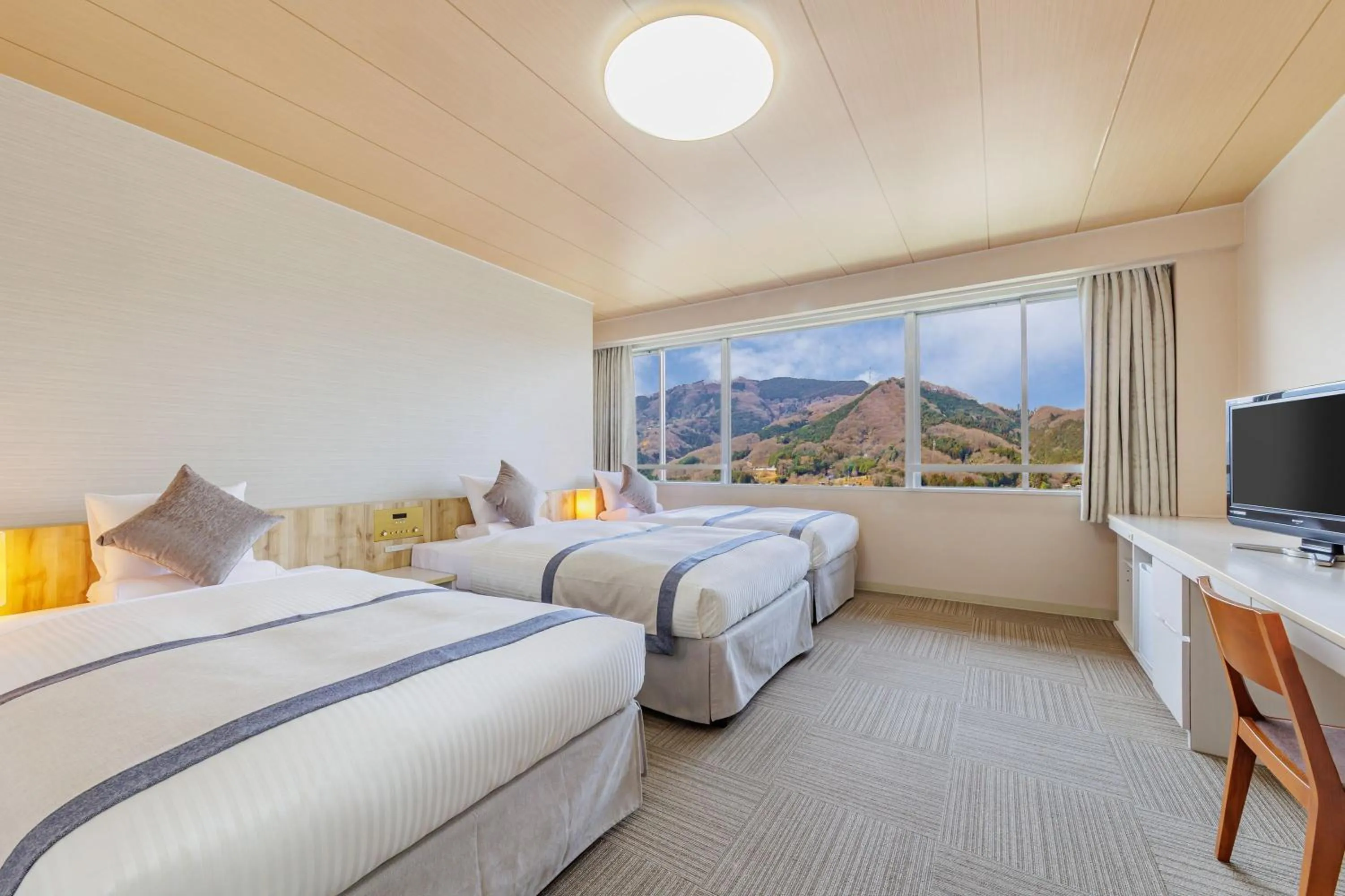 Photo of the whole room, Bed in KAMENOI HOTEL Nagatoro Yorii