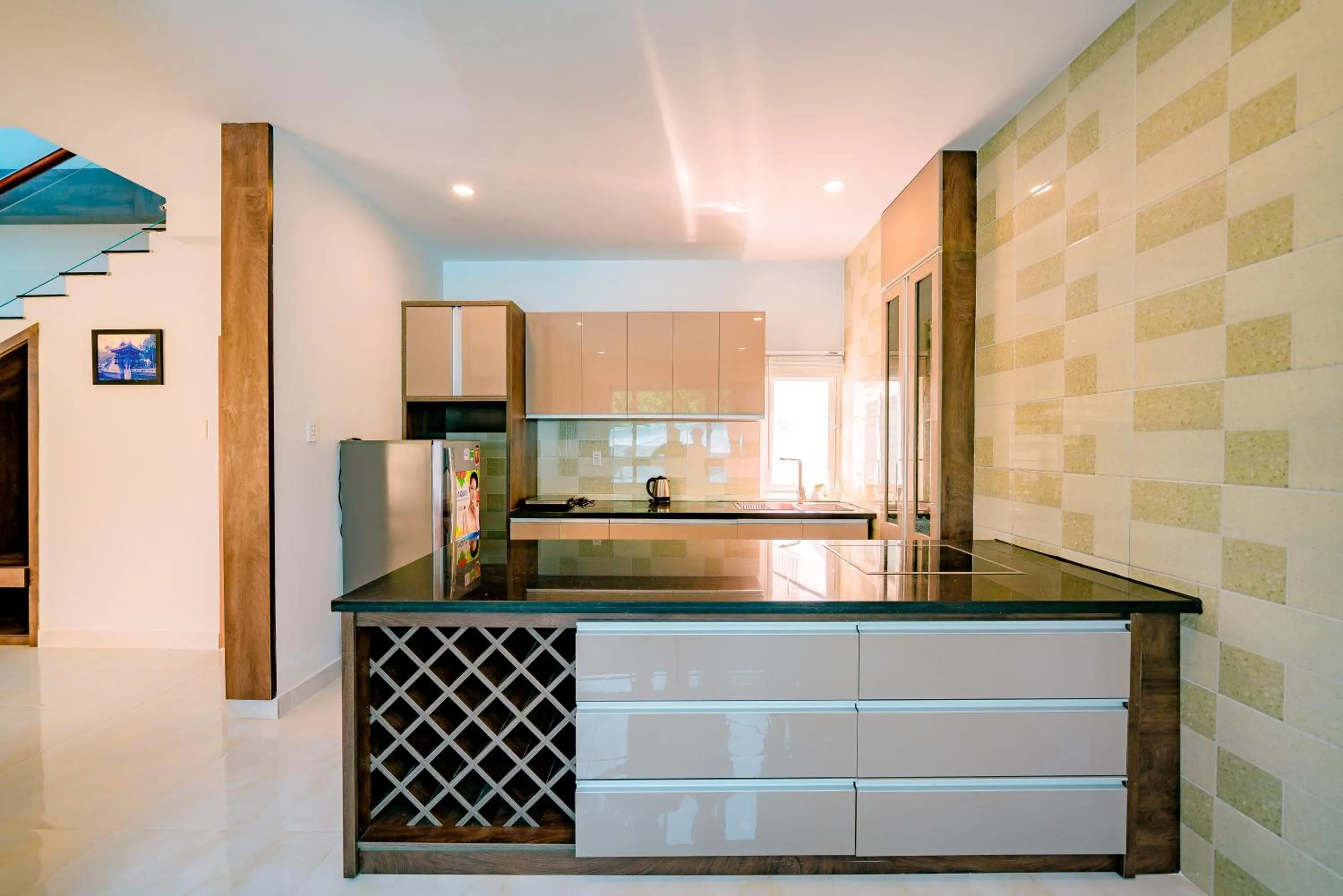 Kitchen or kitchenette in Kien Vang Bungalow