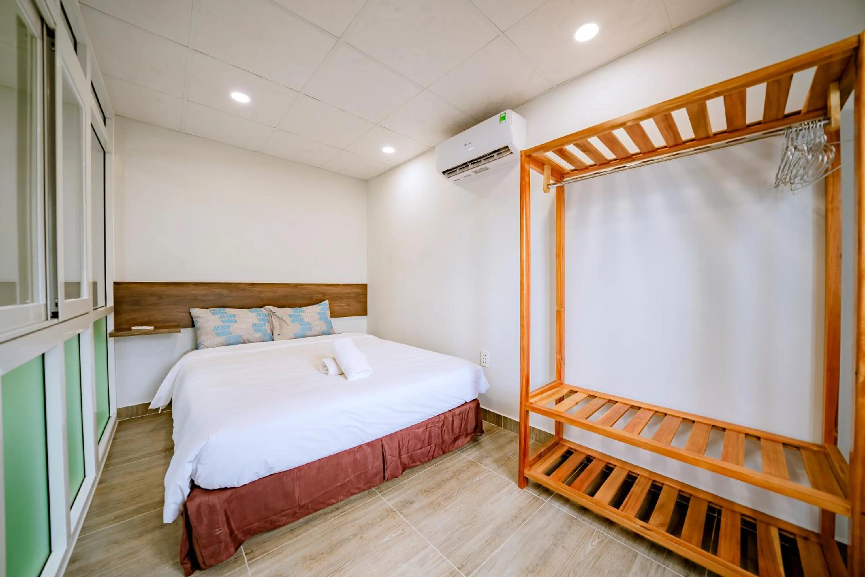 Bedroom, Bed in Kien Vang Bungalow