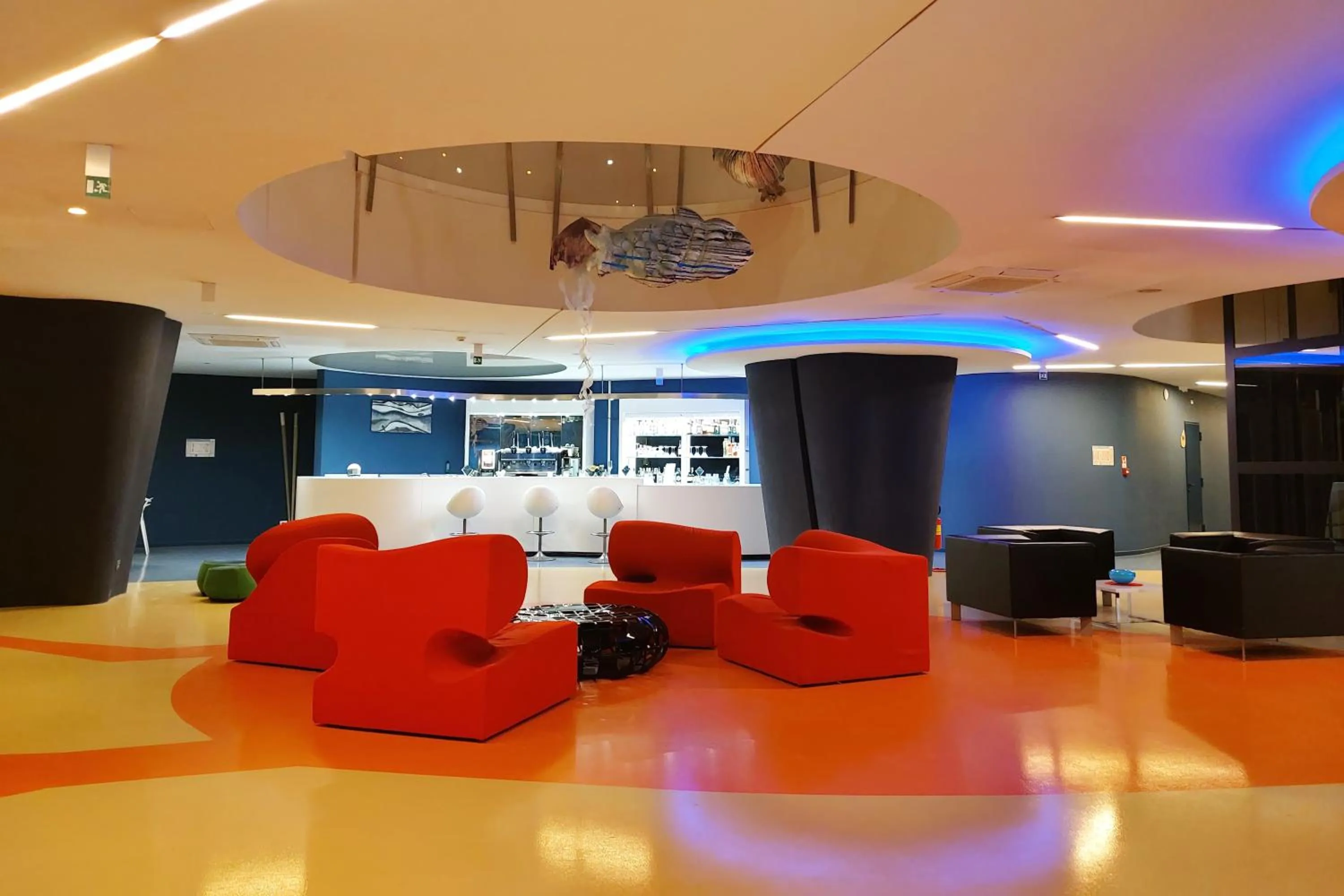 Lounge or bar in Hotel Poseidon