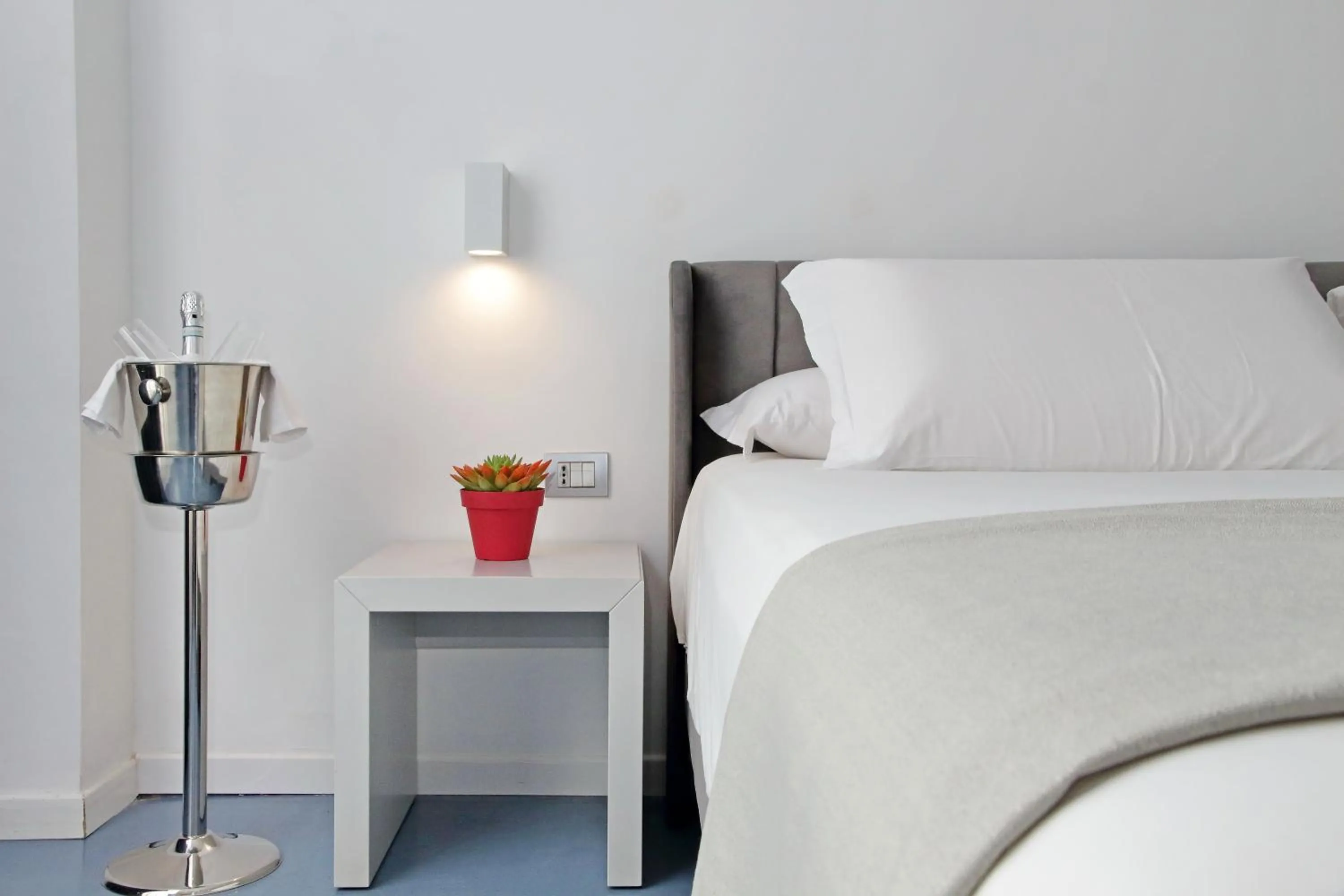 Bedroom, Bed in Hotel Poseidon