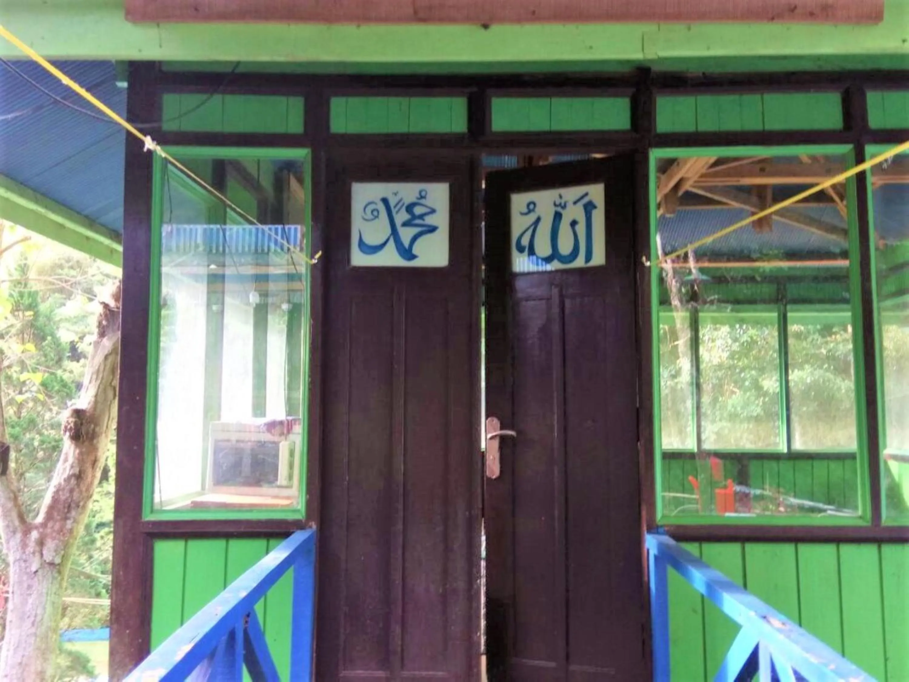 Facade/entrance in Lembah Biru Lagoon