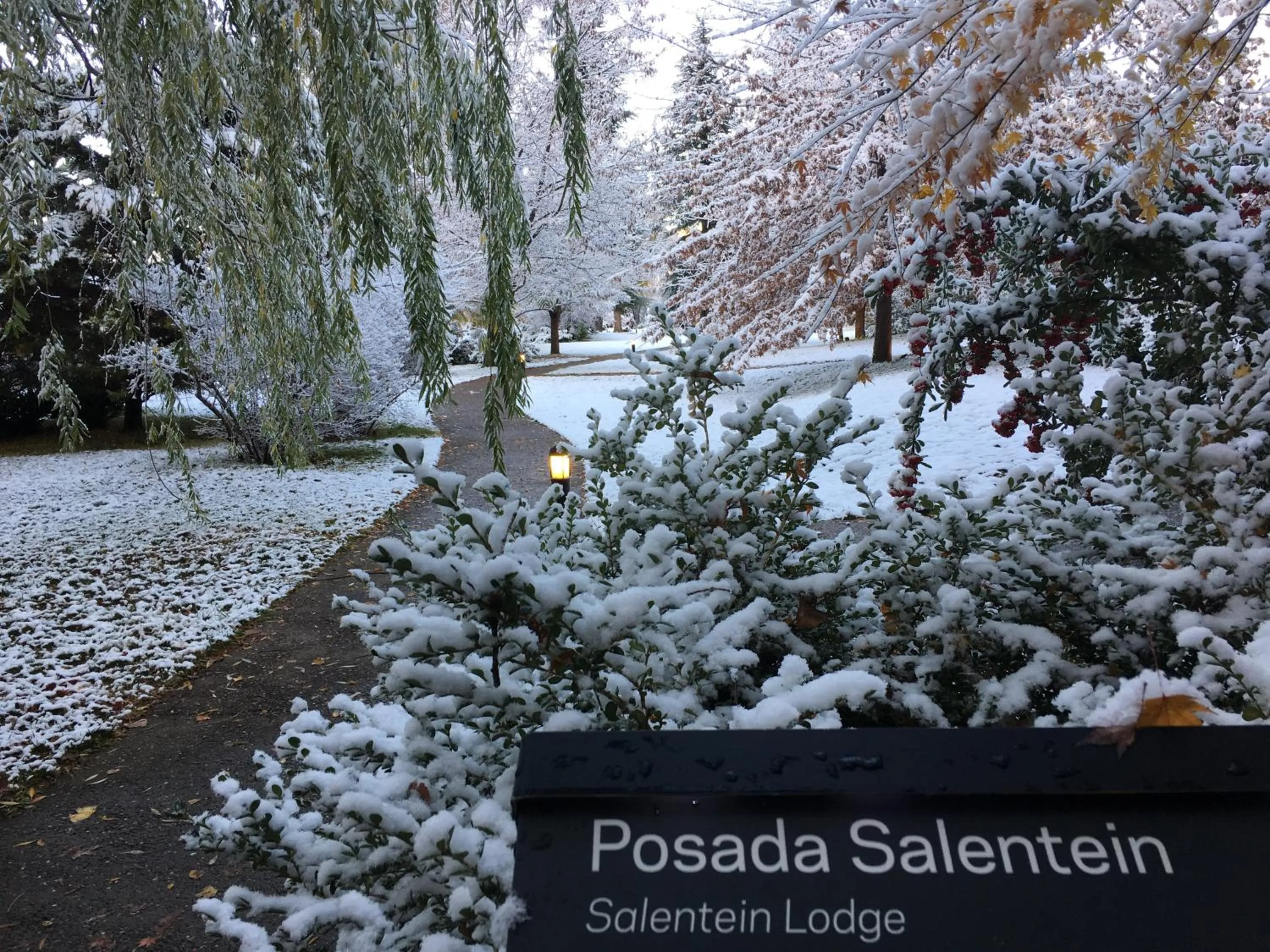 Facade/entrance in Posada Salentein