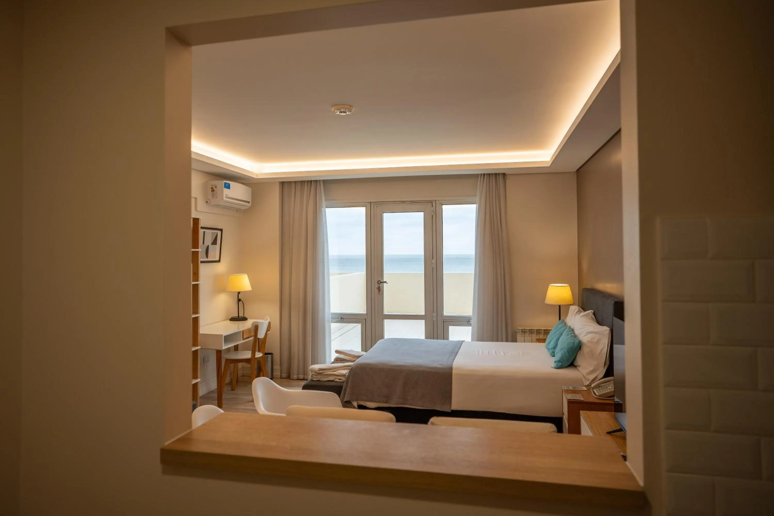 Bed in Lucania Palazzo Hotel