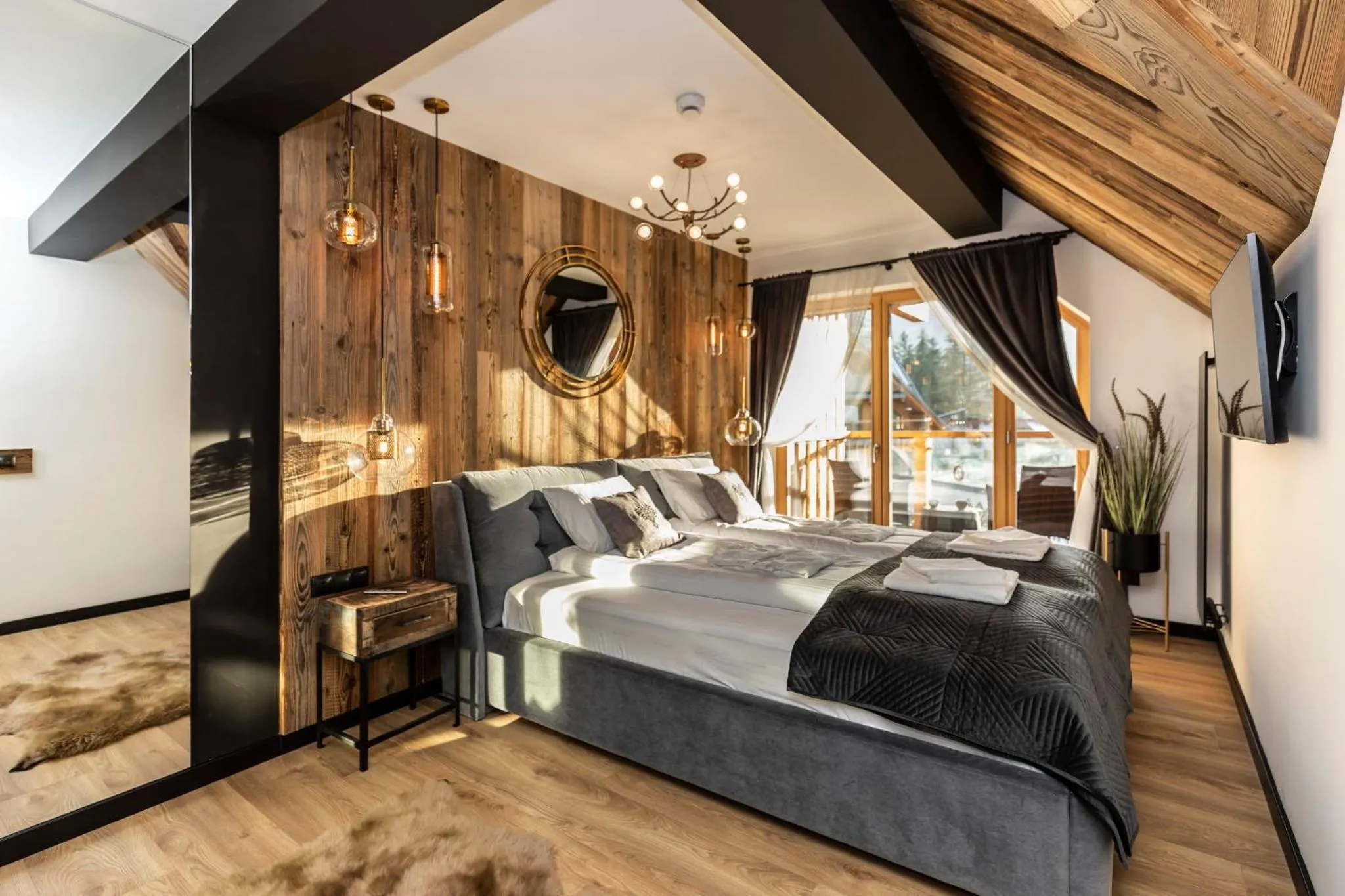 Bed in APARTHOTEL ROYAL RESORT SPA Zakopane