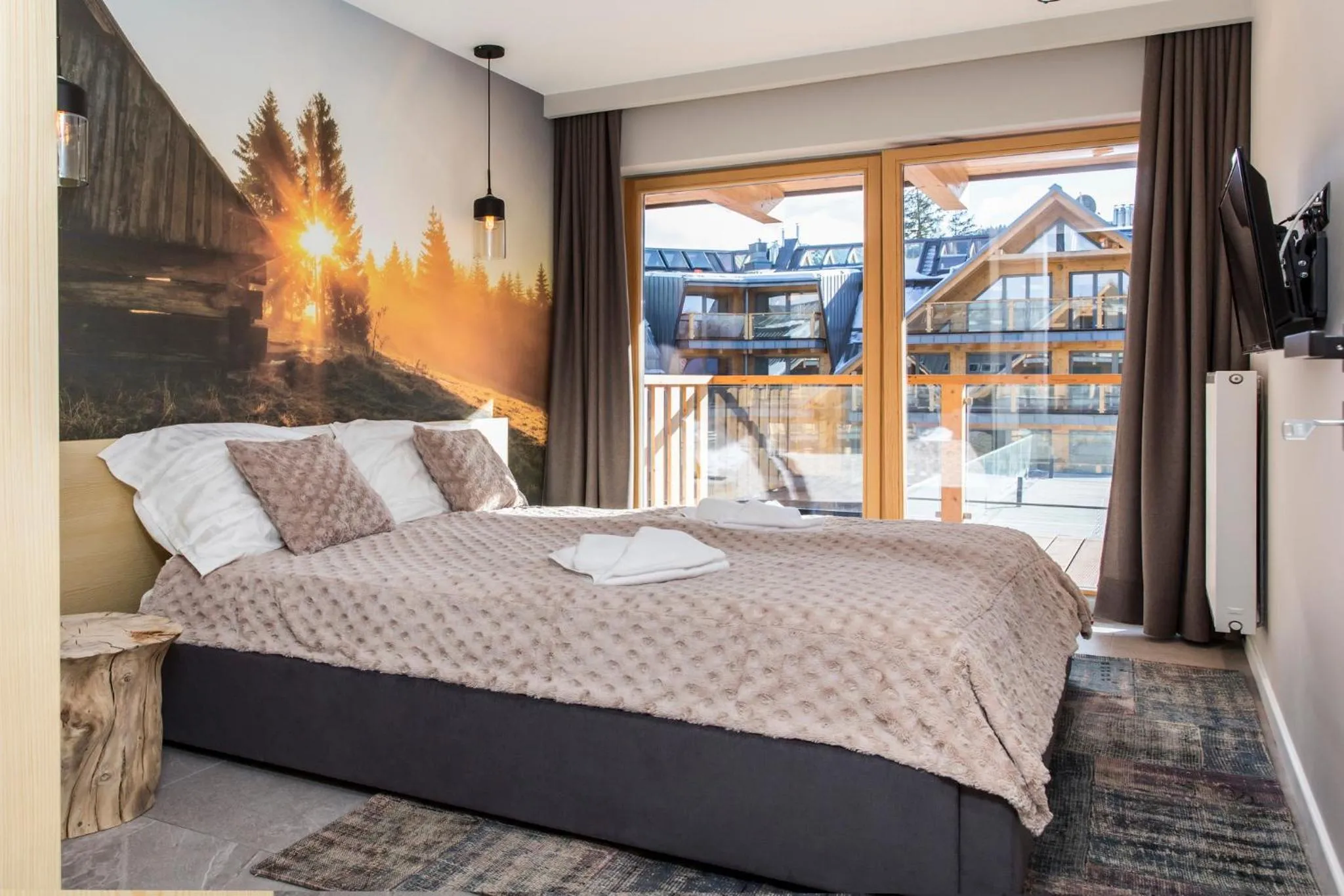 Bed in APARTHOTEL ROYAL RESORT SPA Zakopane