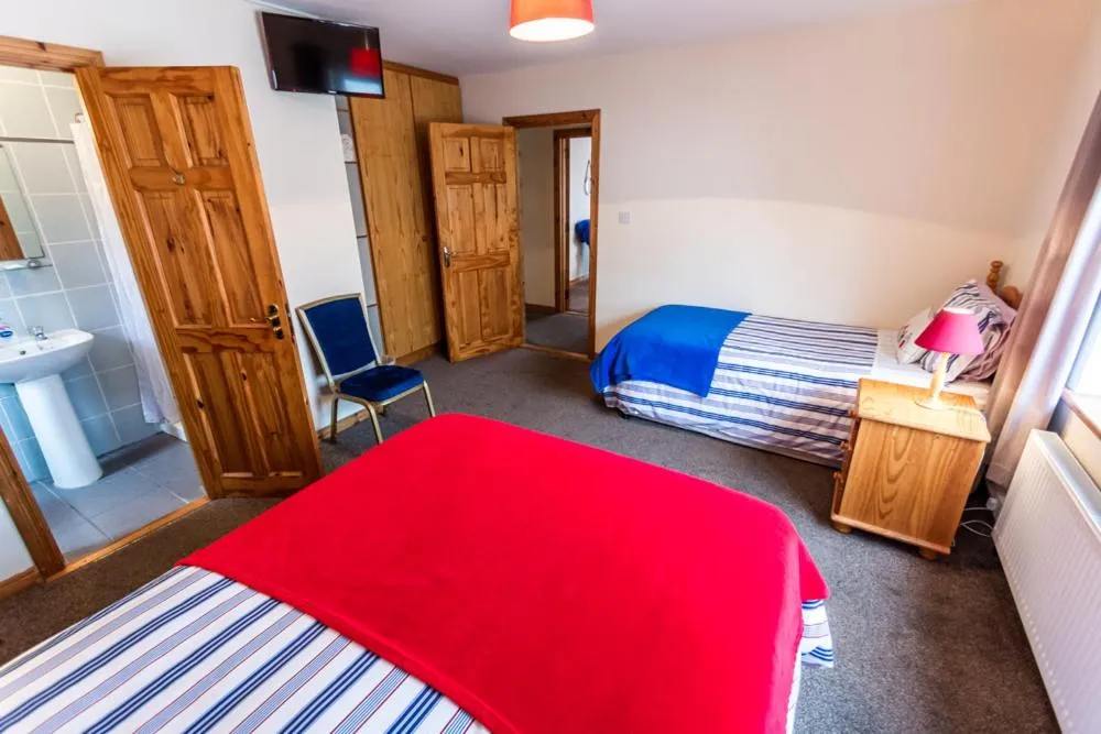 Bed in Seawinds Bed and Breakfast